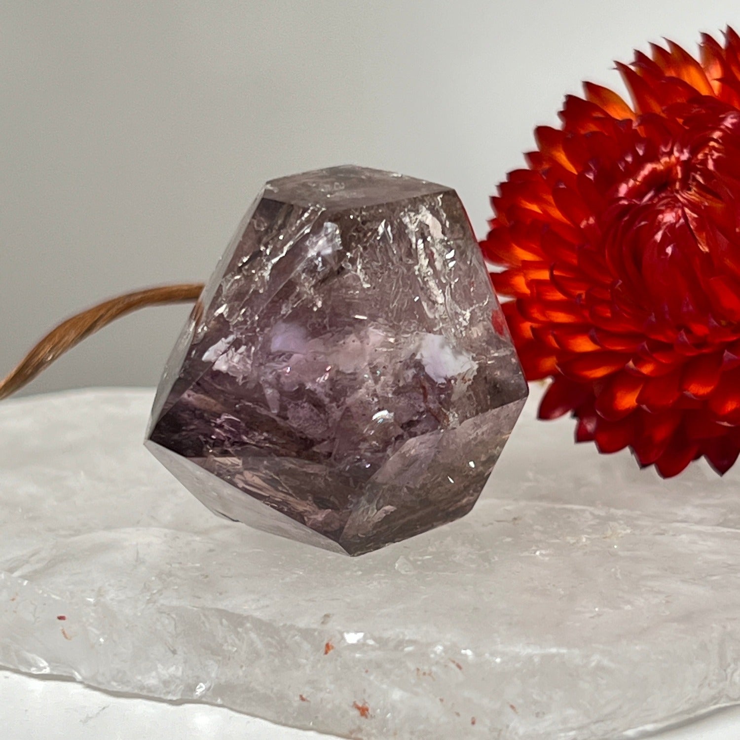 Unique, Unusual short point mix amethyst smokey quartz from Brazil