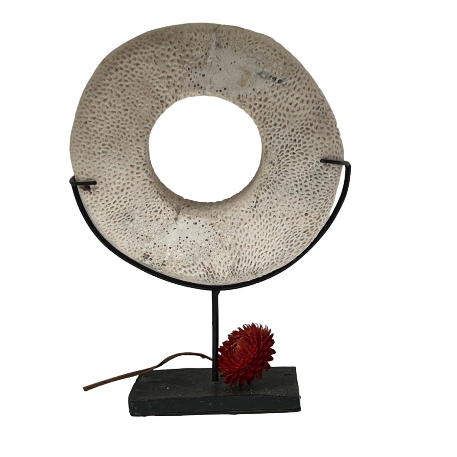 Natural Coral Decoration on stand from Indonesia