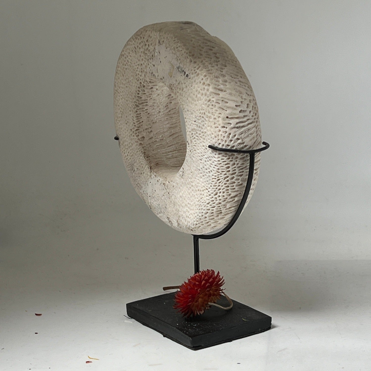 Natural Coral Decoration on stand from Indonesia