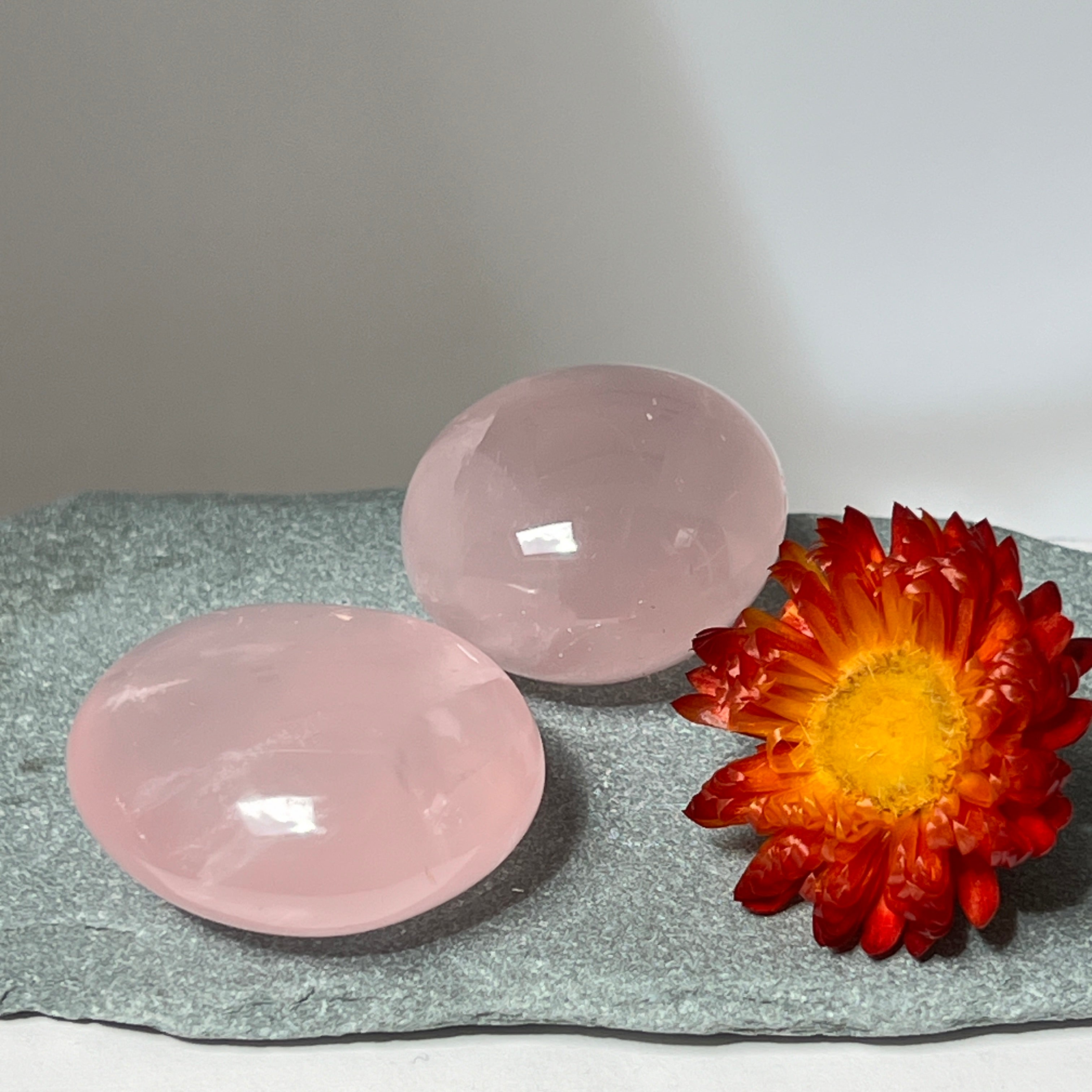 Large Rose quartz Pebble from Madagascar