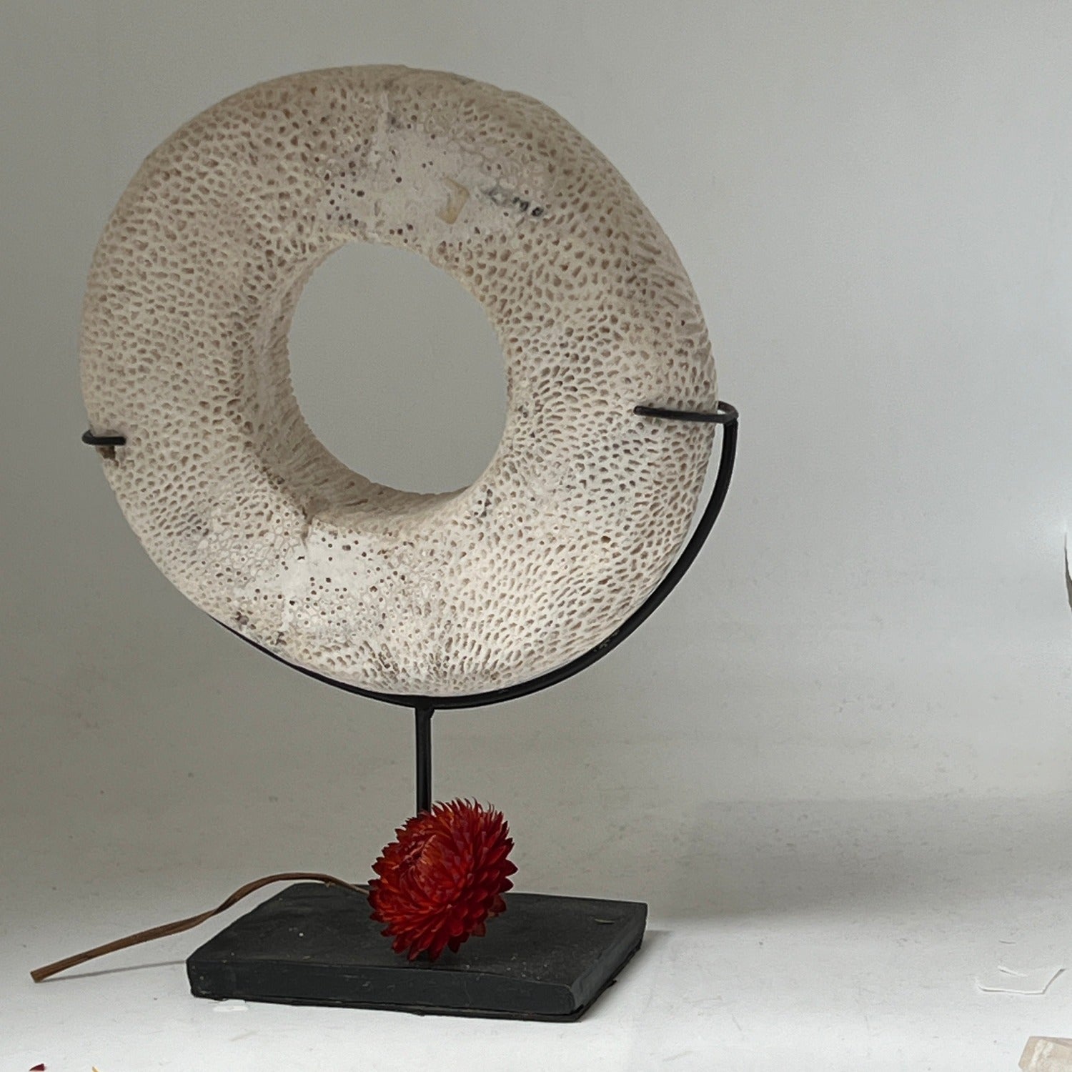 Natural Coral Decoration on stand from Indonesia