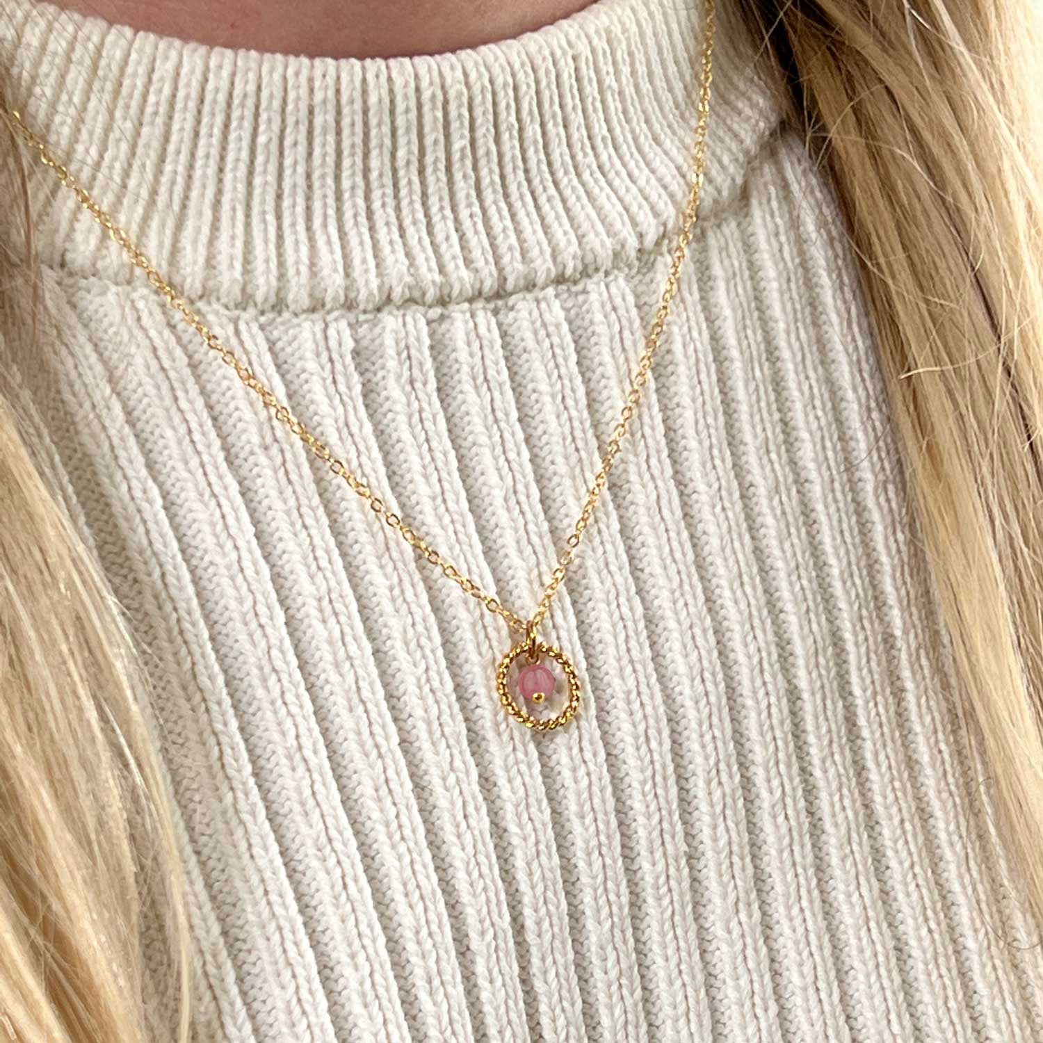 Alexis Pendant Pink Tourmaline