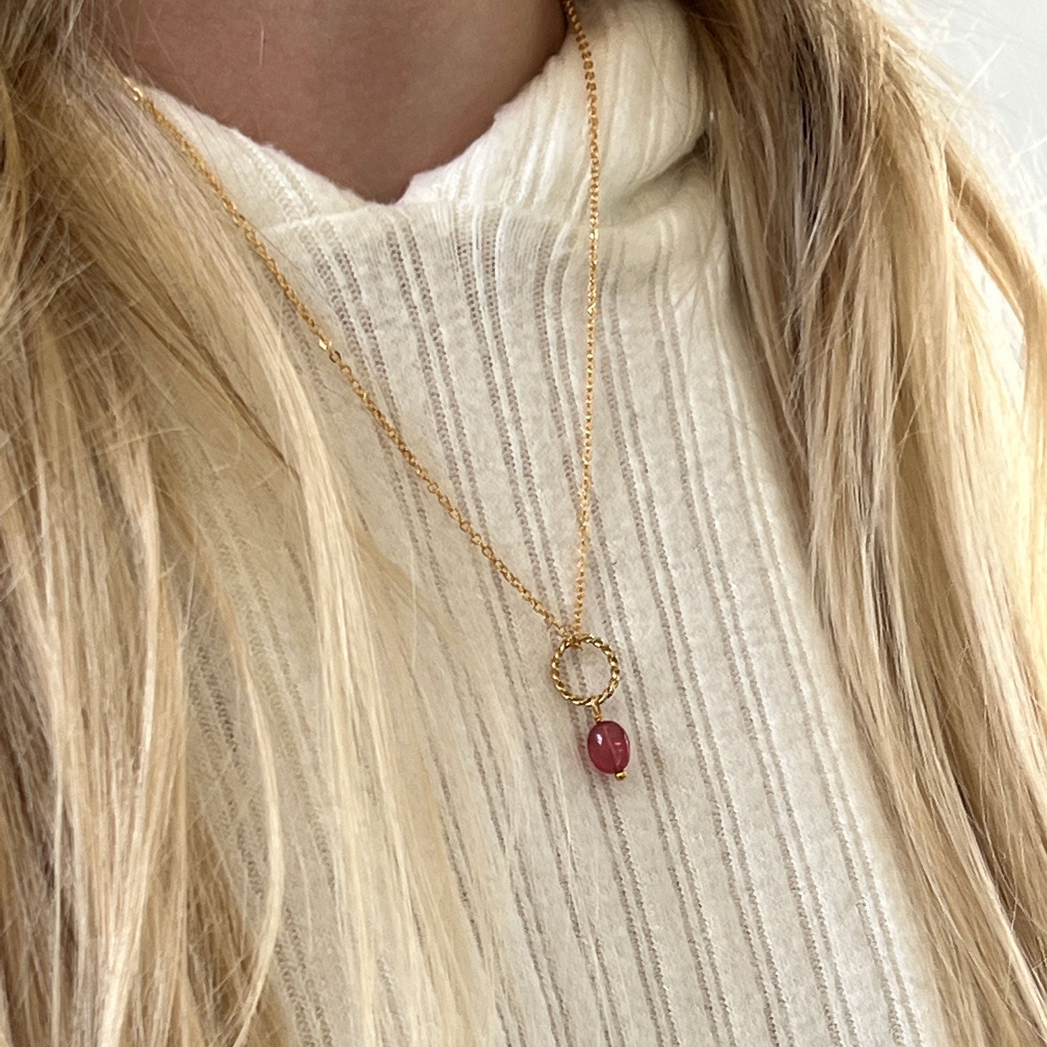 Alexis Pendant Pink Tourmaline