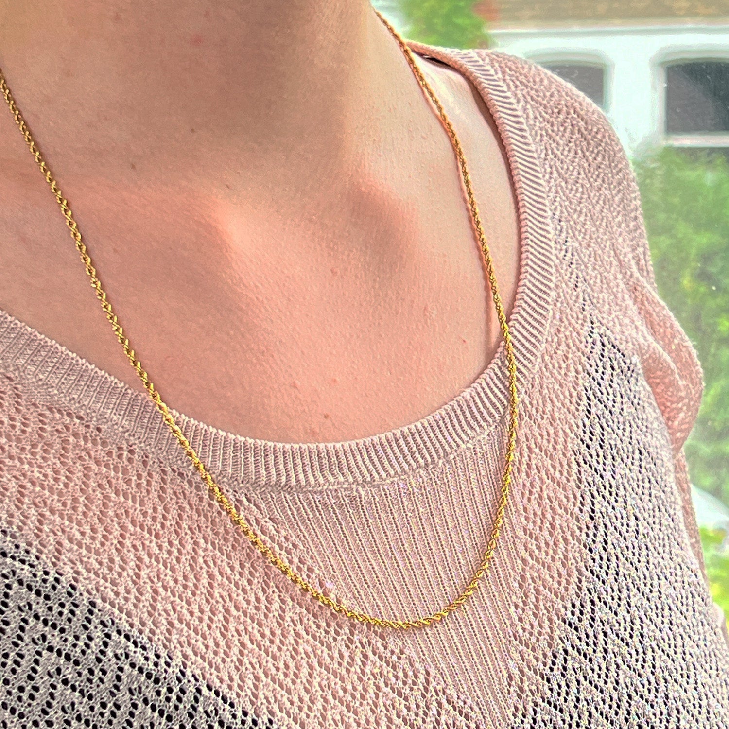 Vintage Style Rope Chain