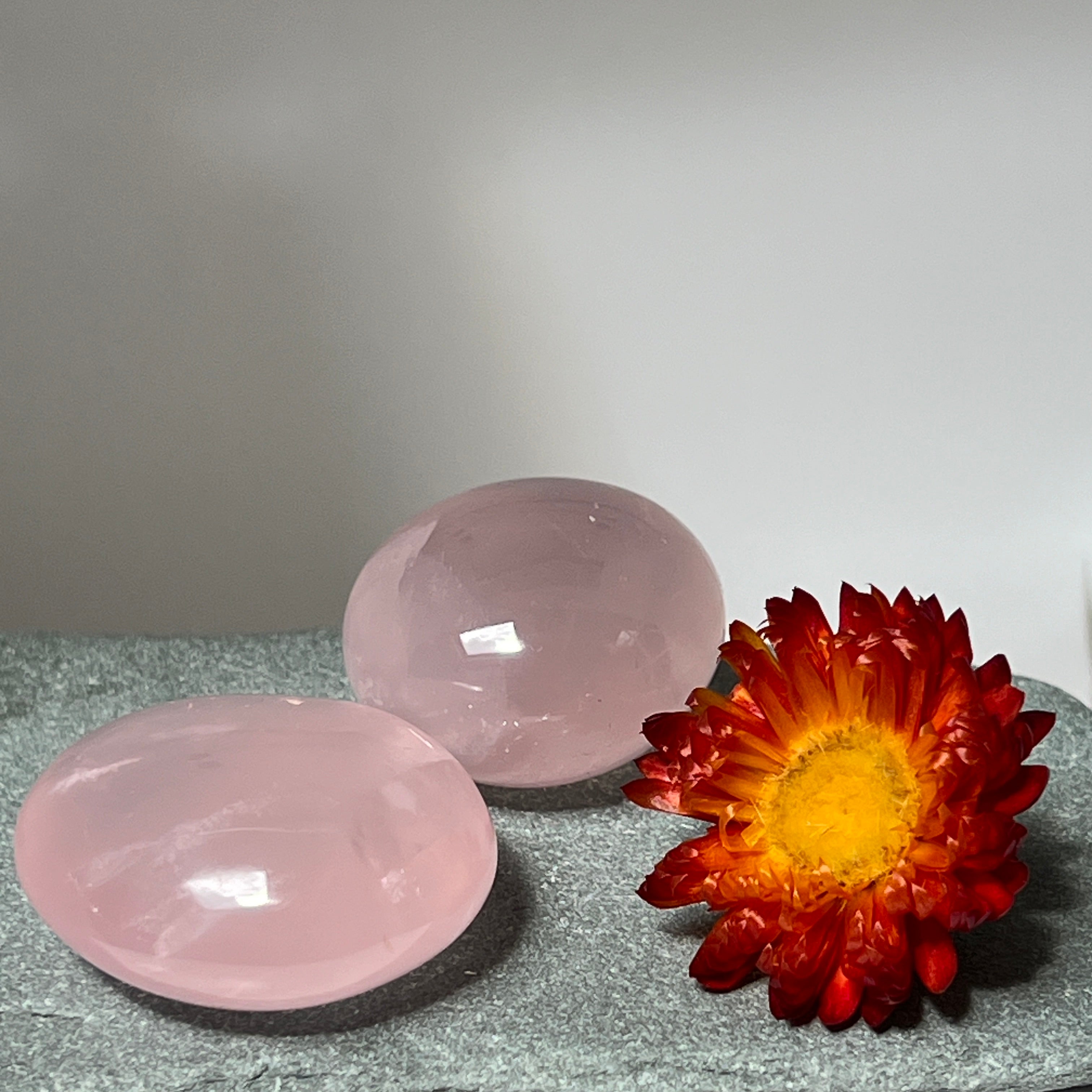 Large Rose quartz Pebble from Madagascar