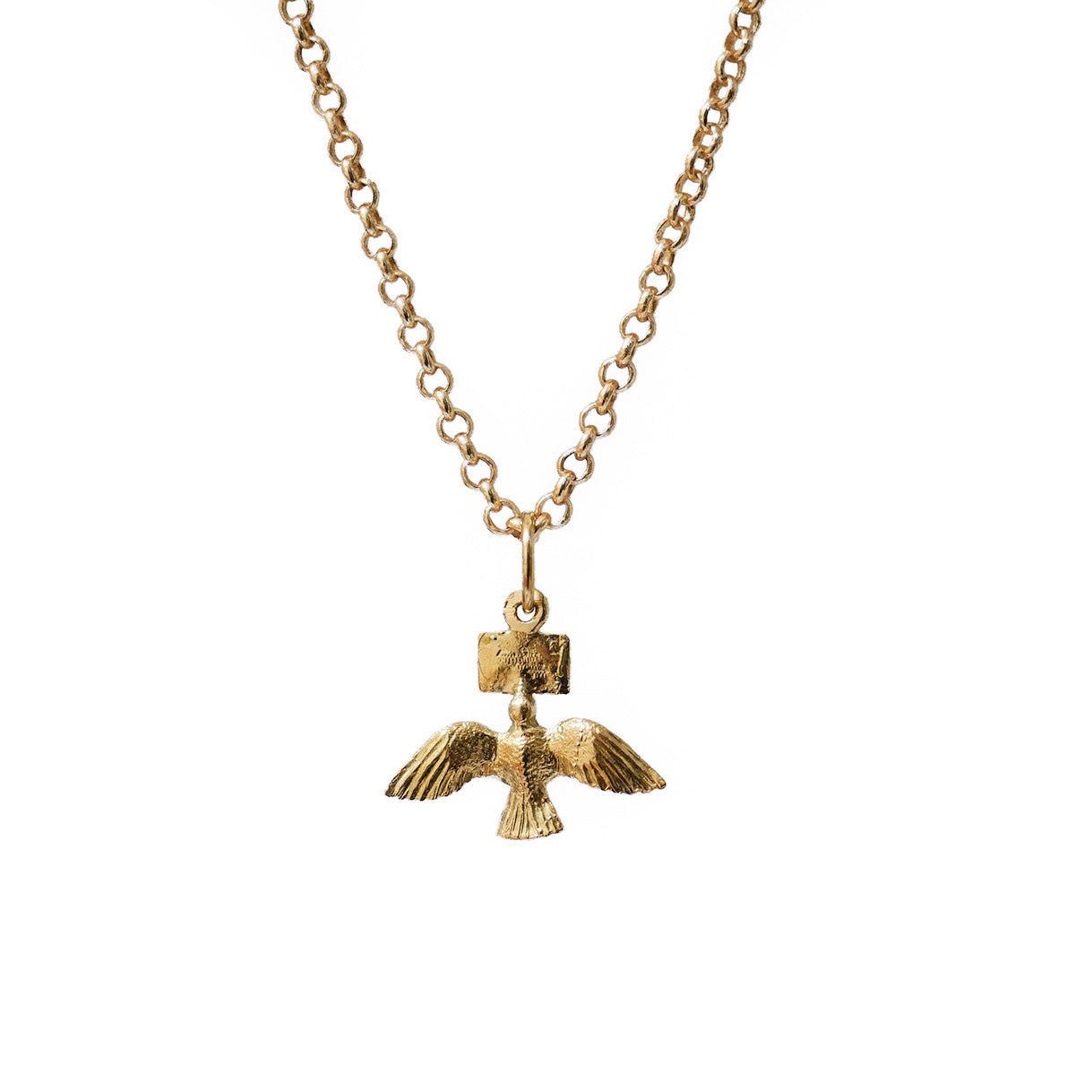 Dove with Message of Peace Charm