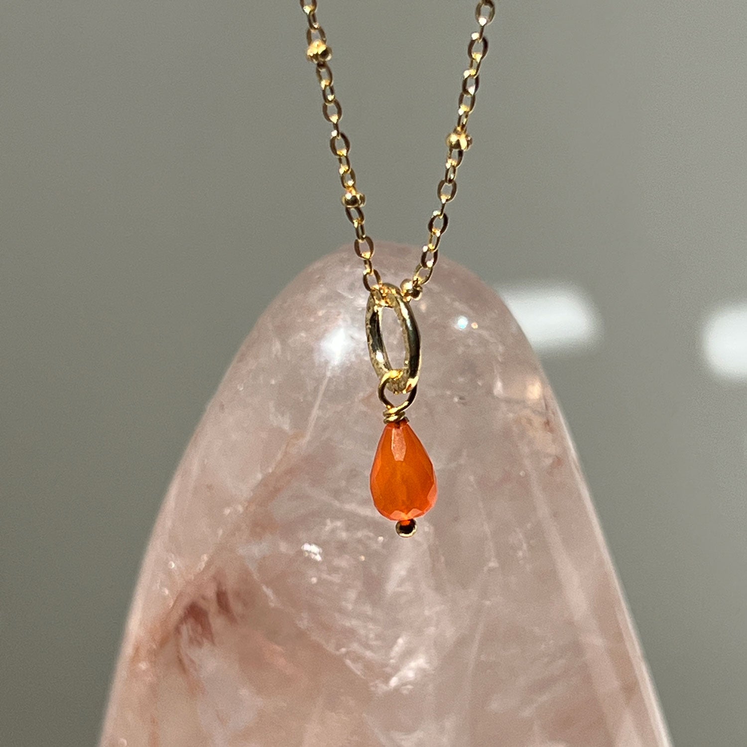 Gita Pendant Mandarin Carnelian