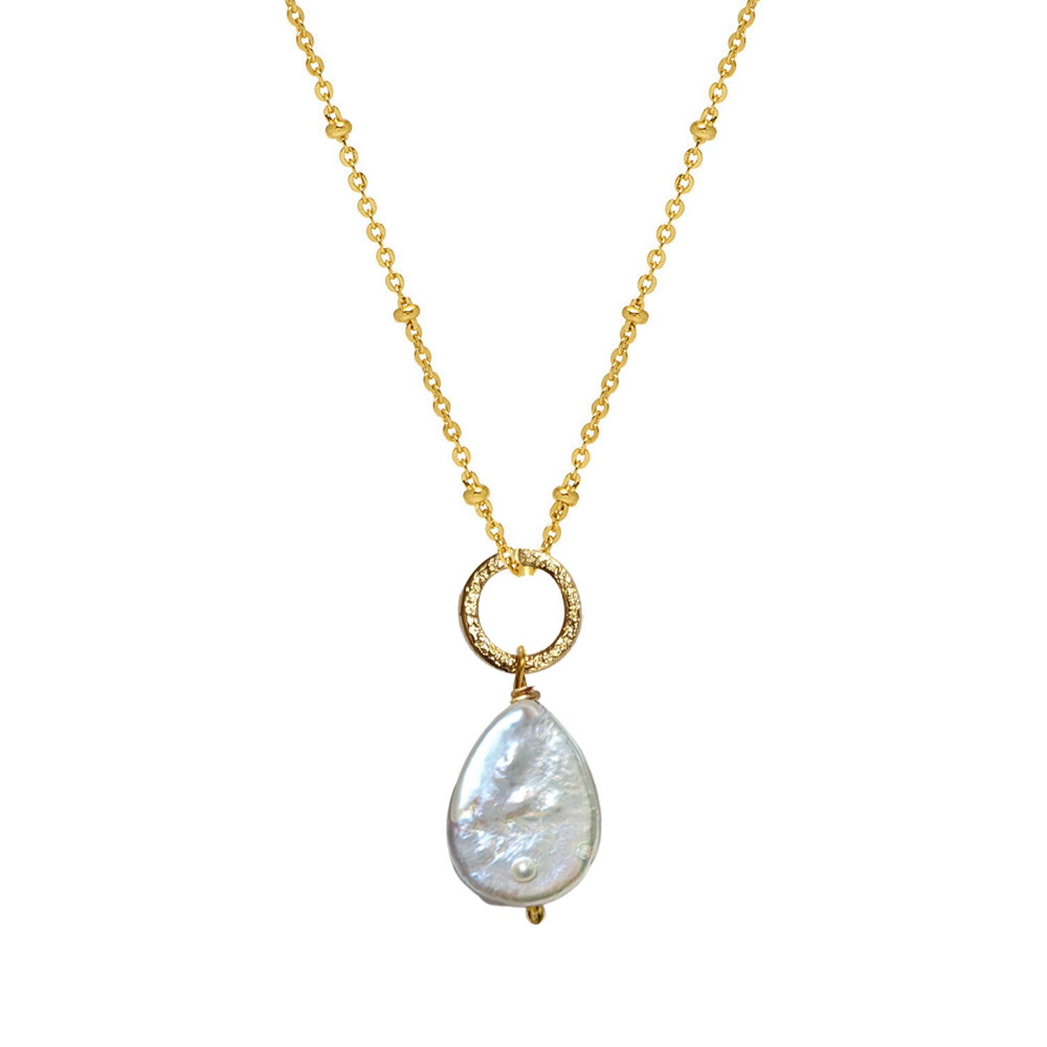 Gita Pendant Flat Teardrop Pendant