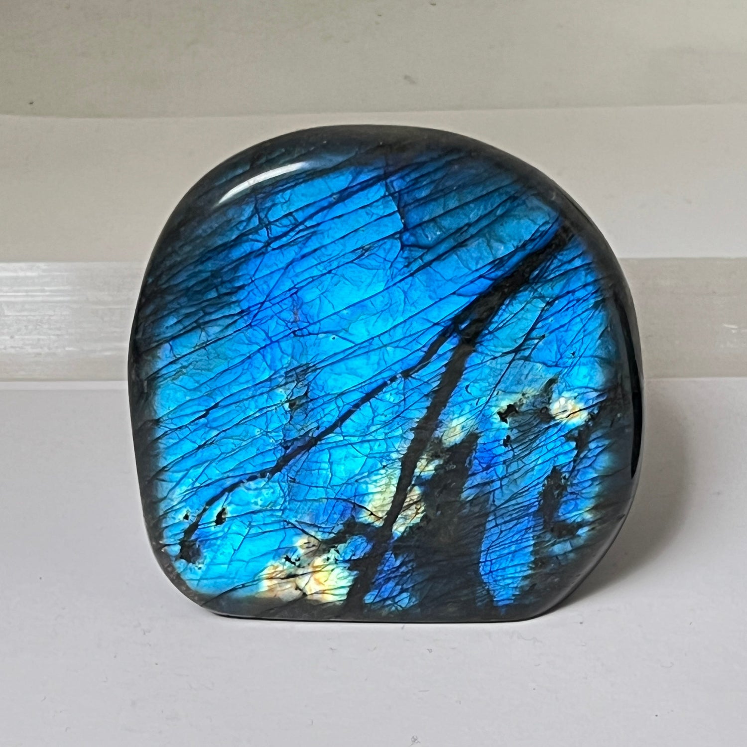 Labradorite Large and small stand alone Pebble from Madagascar