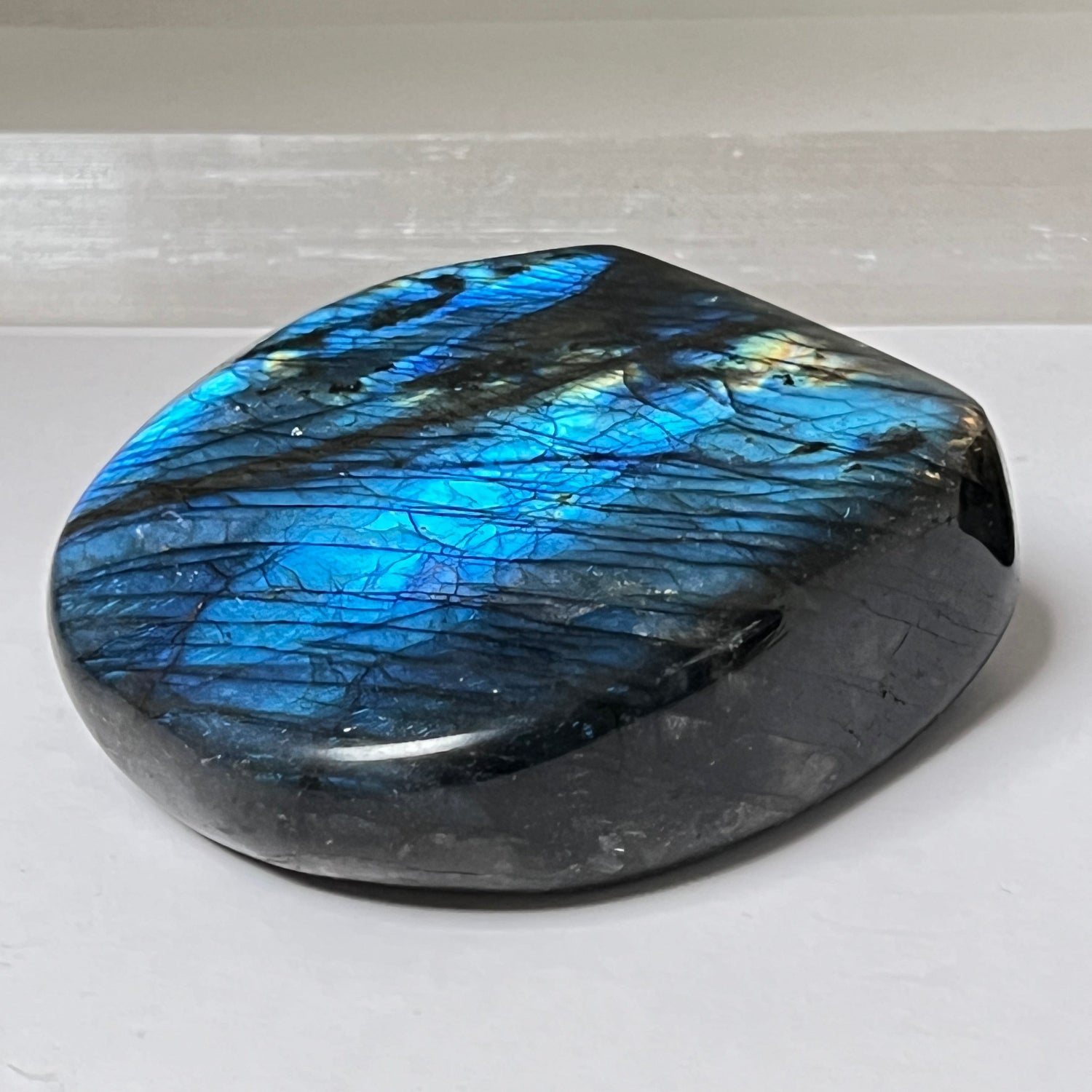 Labradorite Large and small stand alone Pebble from Madagascar