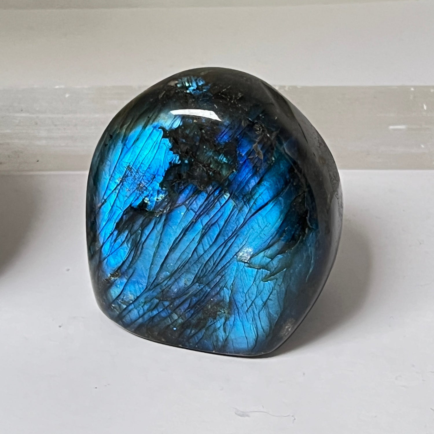 Labradorite Large and small stand alone Pebble from Madagascar