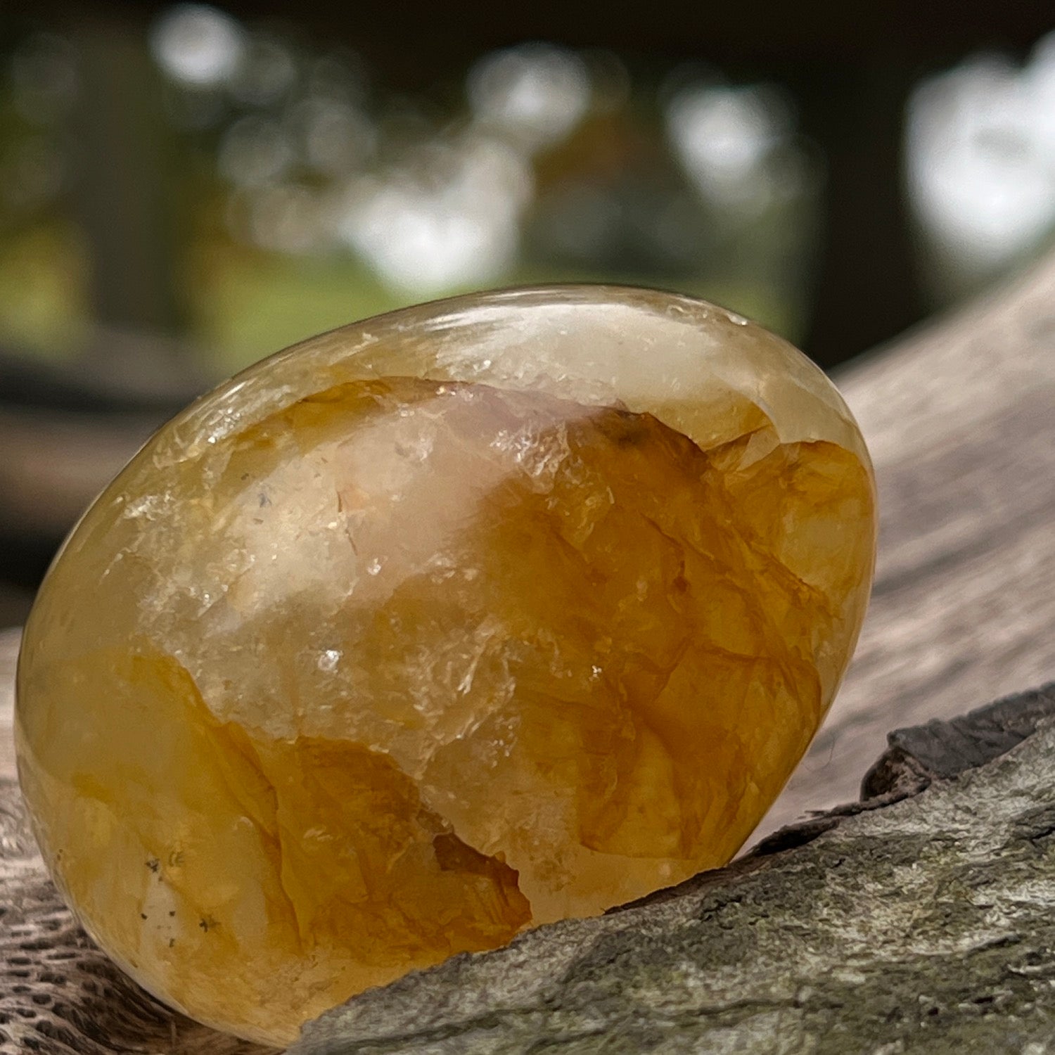 Honey Calcite Egg from Madagascar