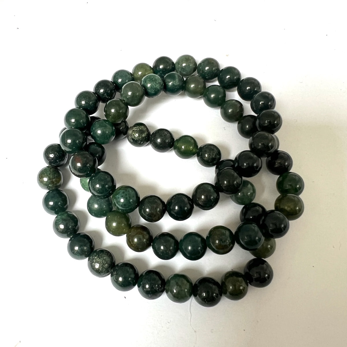 Semi Precious Stone Bracelet Elasticated 8mm