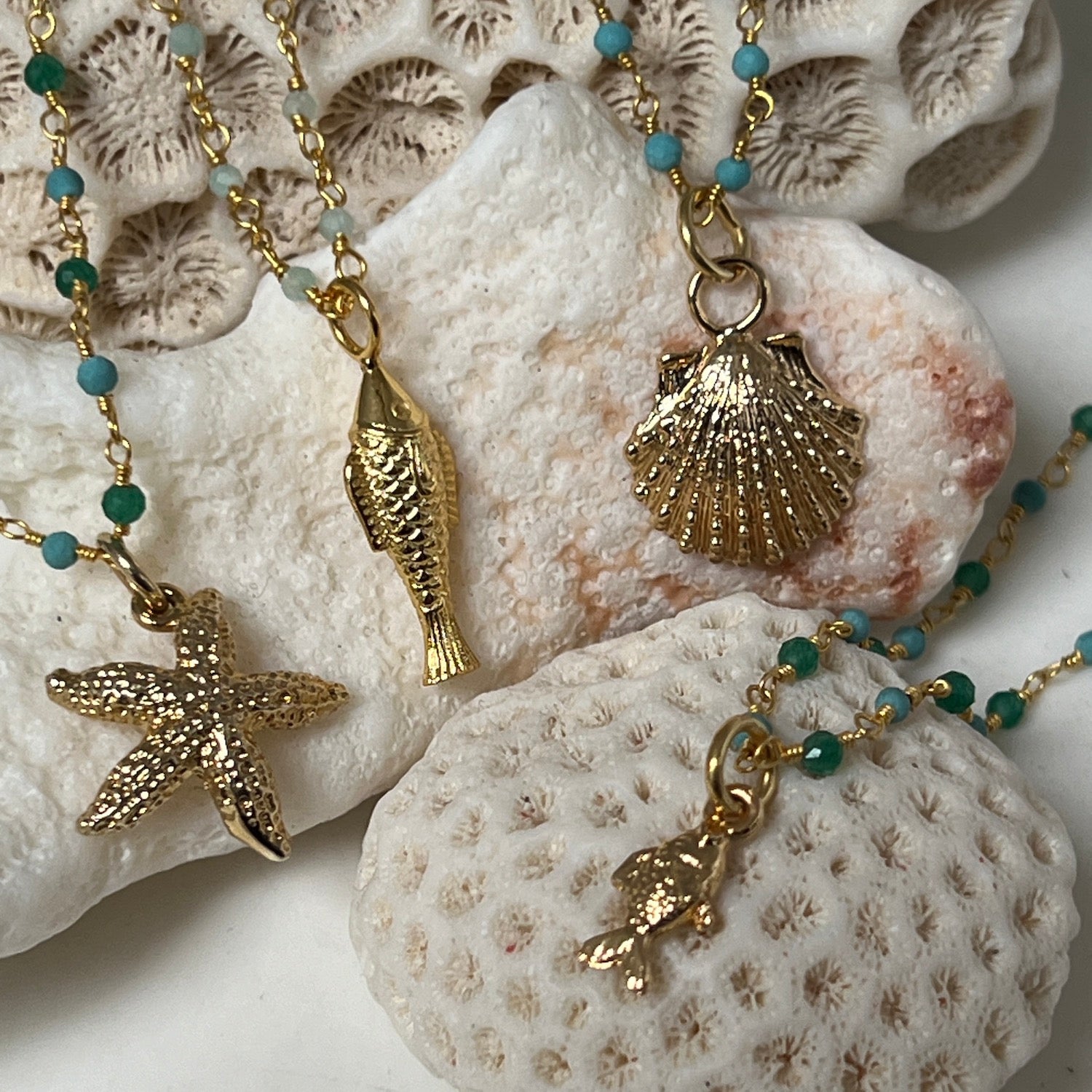 Compostella Pendant on satellite or Rosary chain