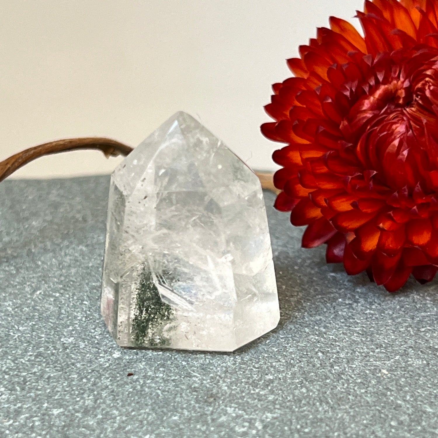 short chlorite manifestor point from Madagascar