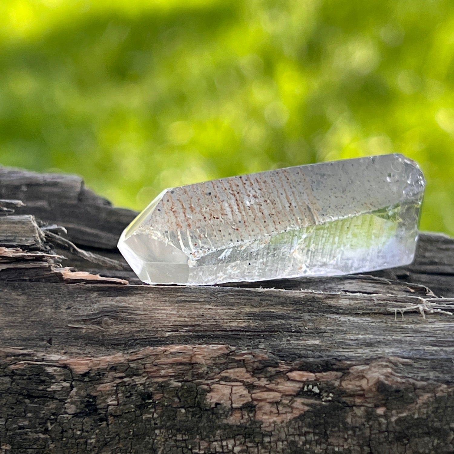 Lemurian crystal from Brazil