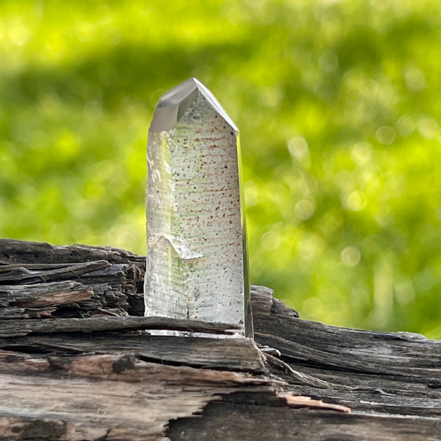Lemurian crystal from Brazil