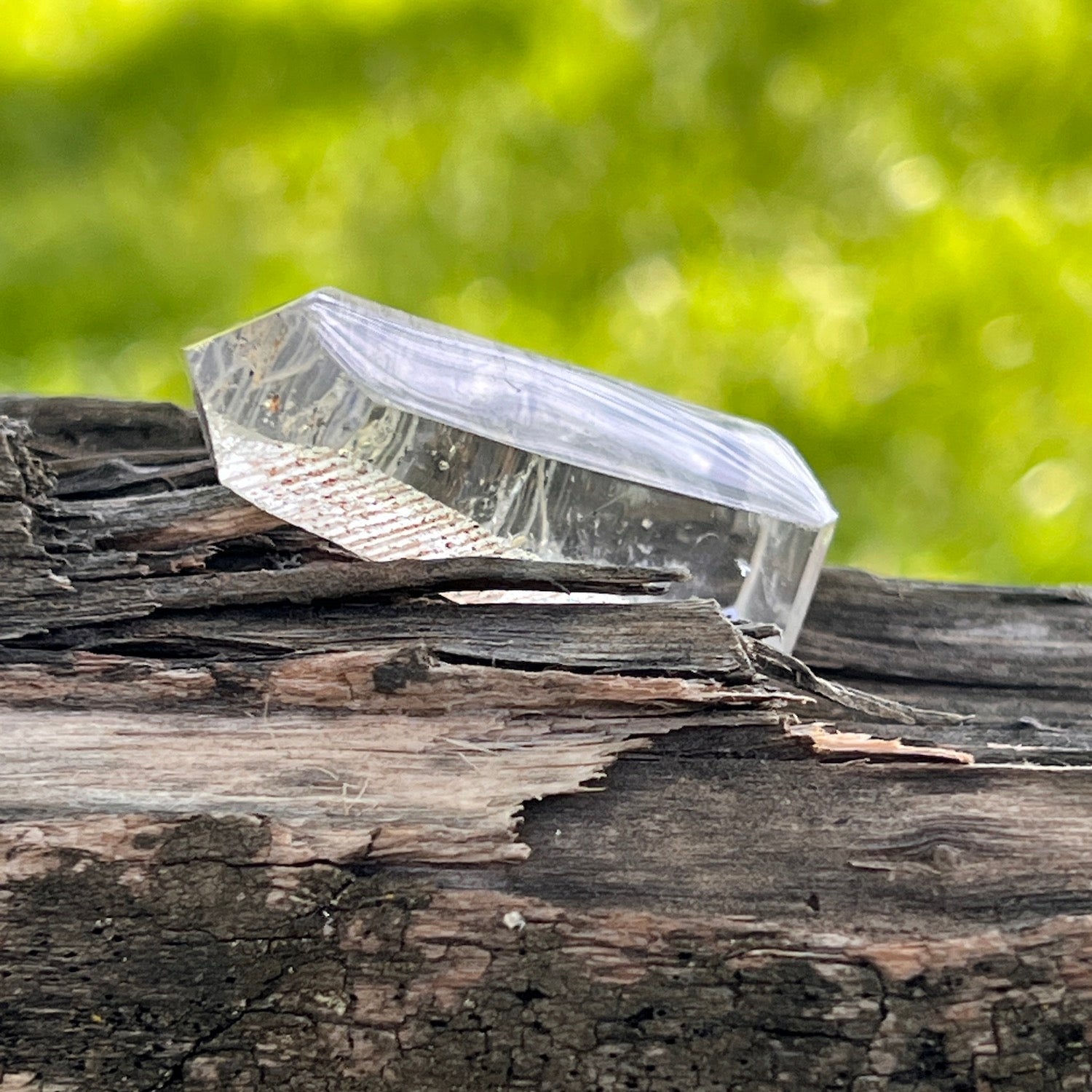 Lemurian crystal from Brazil