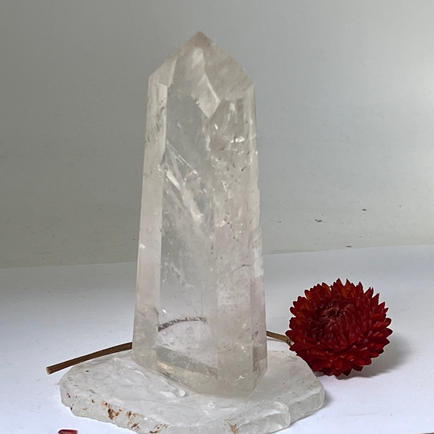 Tall Roc Crystal Window Point with a window from Brazil