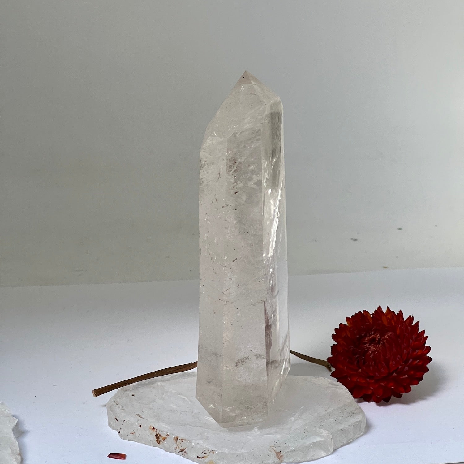 Tall Roc Crystal Window Point with a window from Brazil