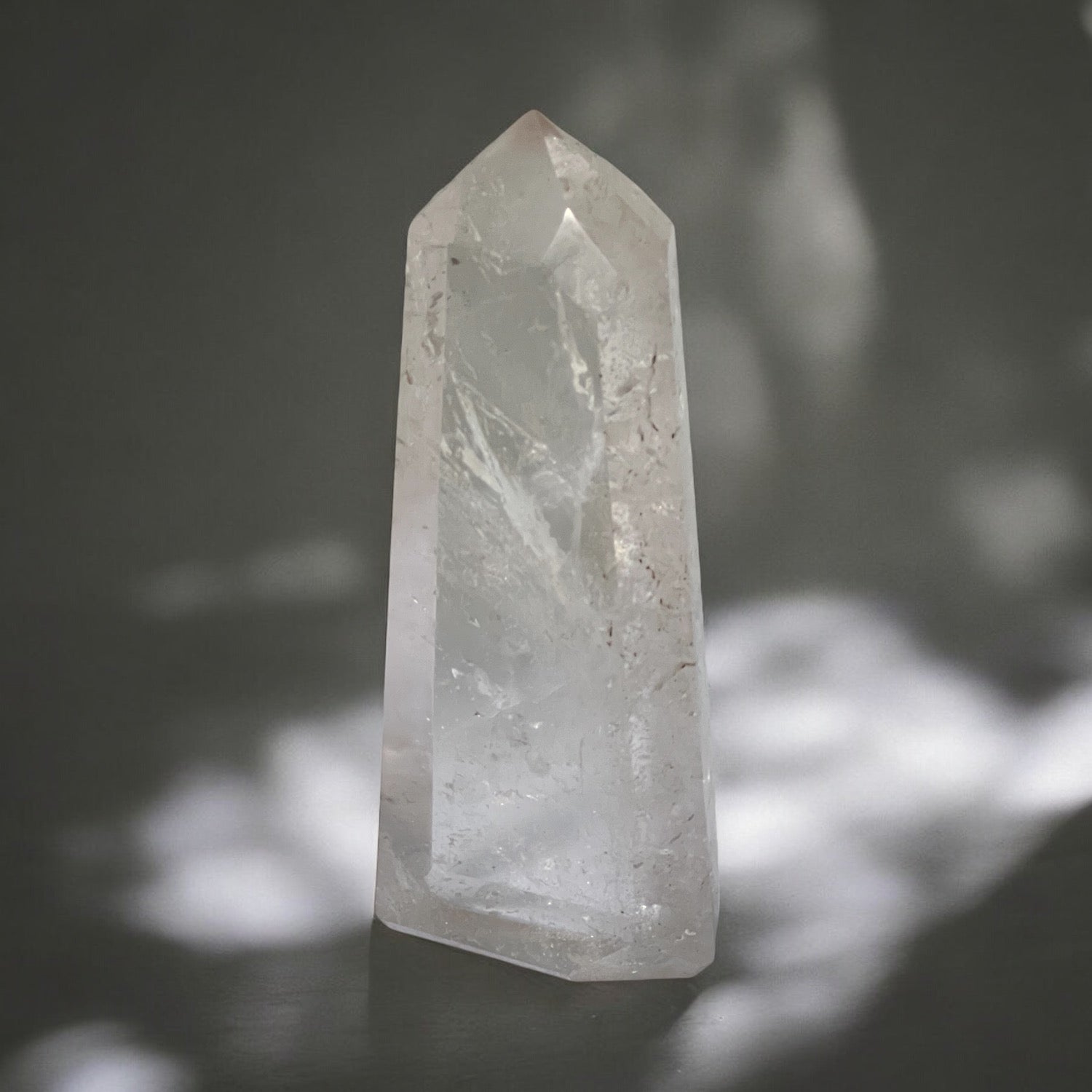 Tall Roc Crystal Window Point with a window from Brazil