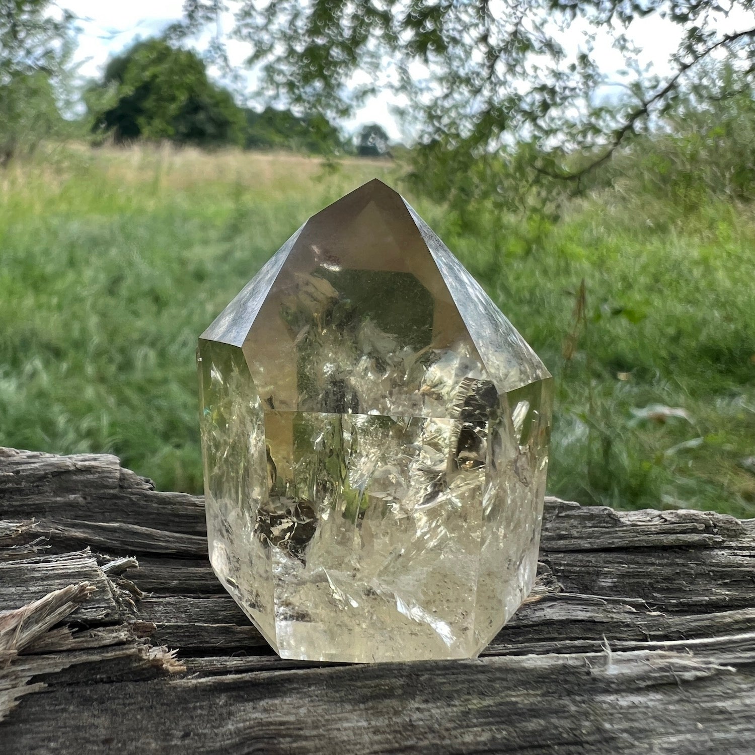 Unique Natural Citrine Point from Brazil