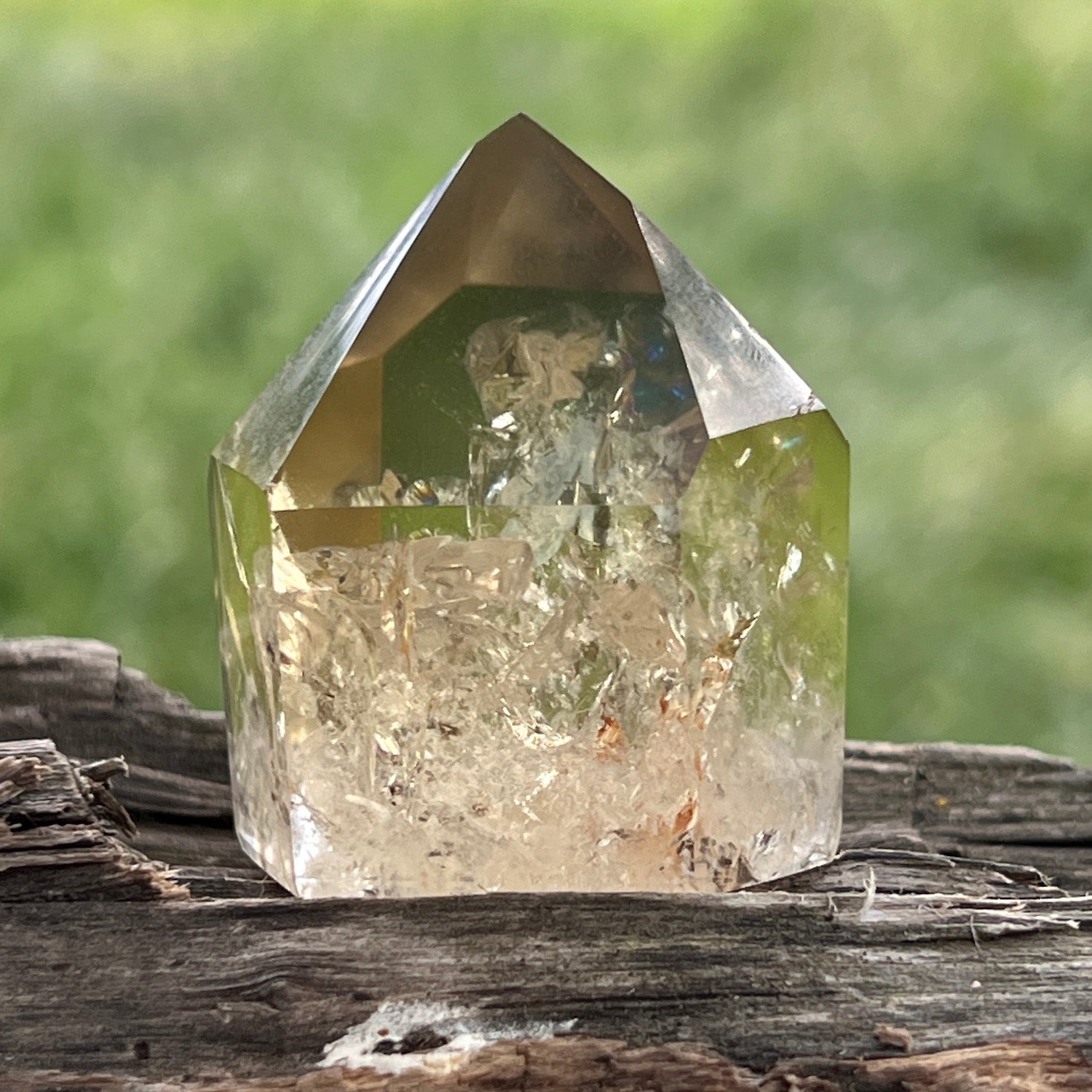 Unique Natural Citrine Point from Brazil