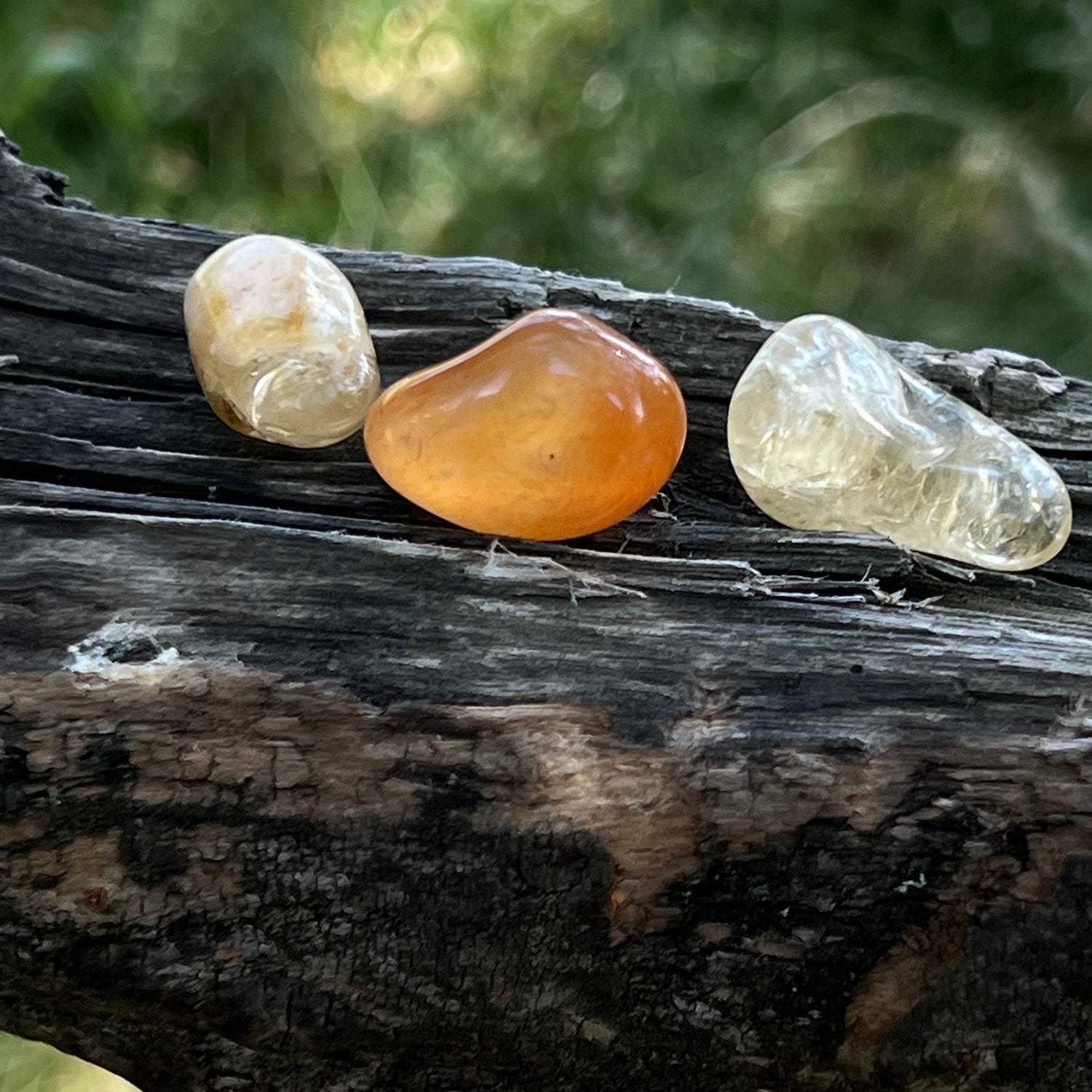 The Energy set with Citrine and Carnelian from Madagascar