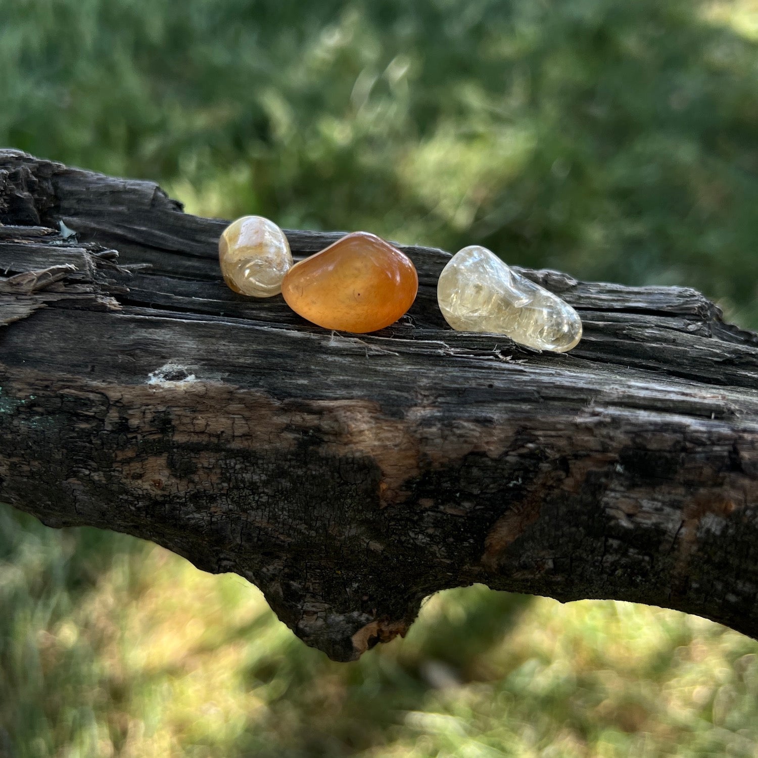 The Energy set with Citrine and Carnelian from Madagascar