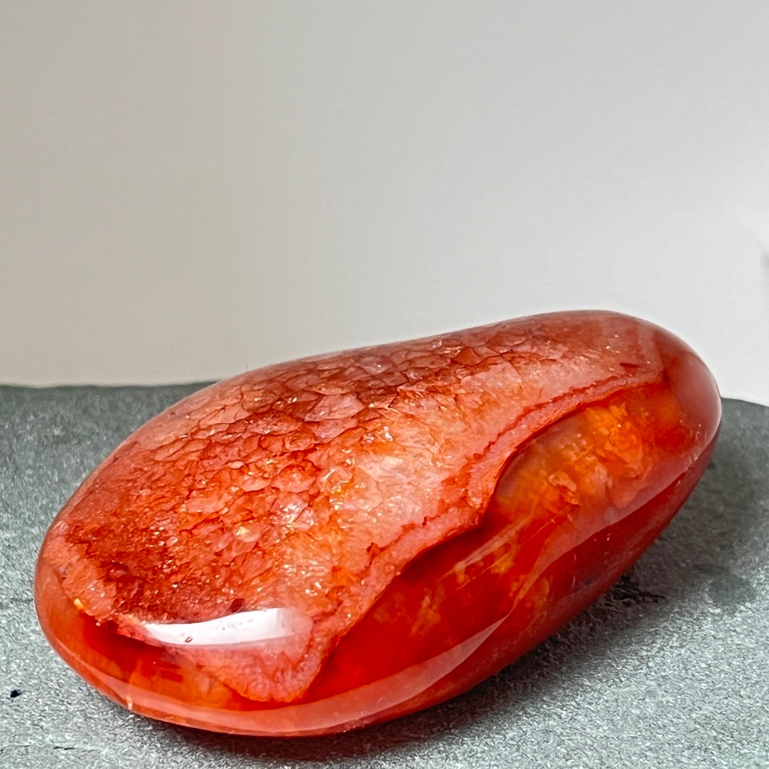 Carnelian large Pebble Stone from Madagascar