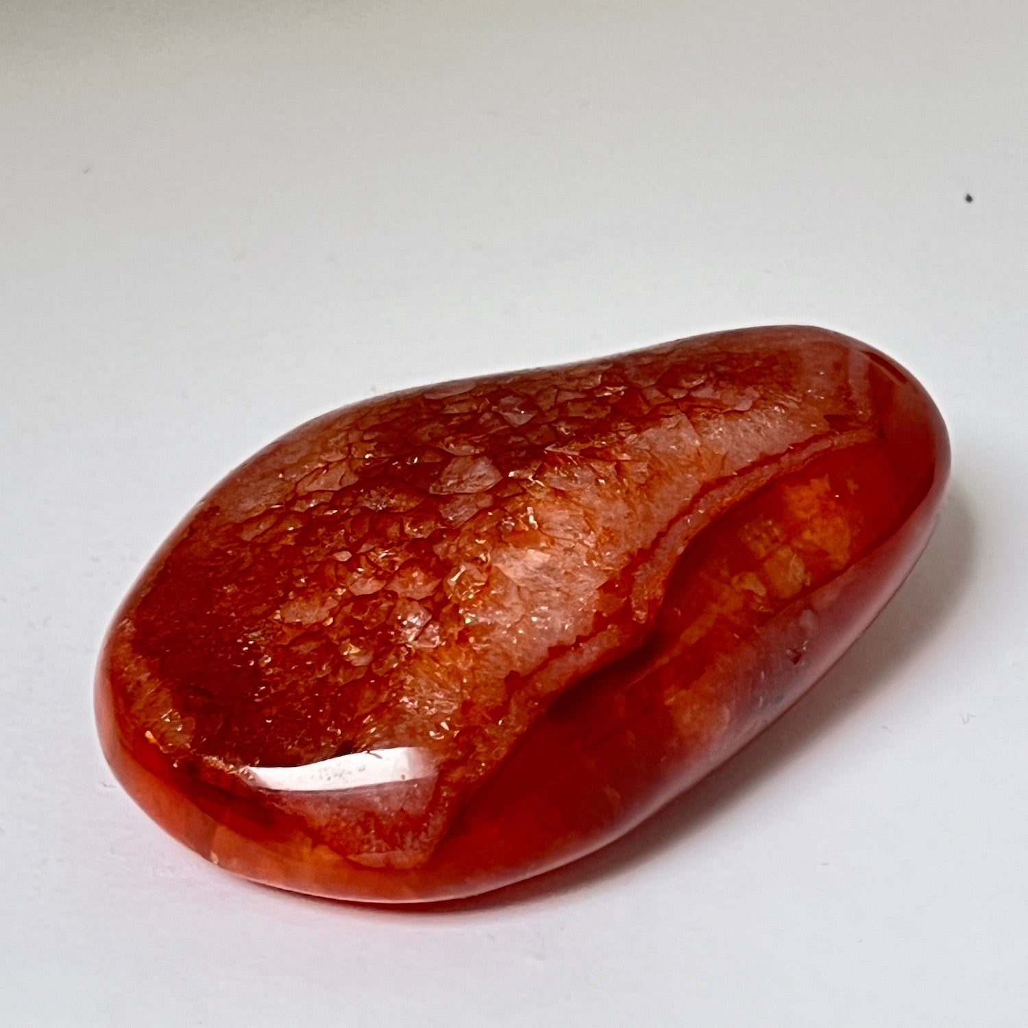 Carnelian large Pebble Stone from Madagascar