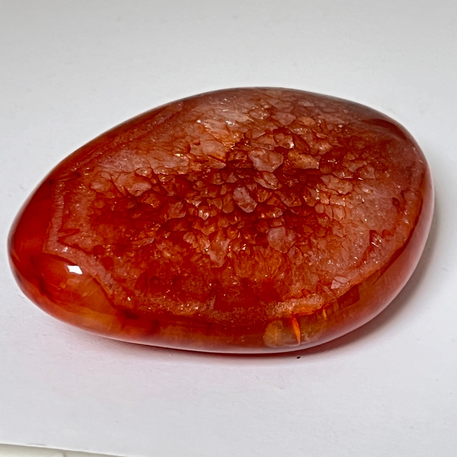 Carnelian large Pebble Stone from Madagascar