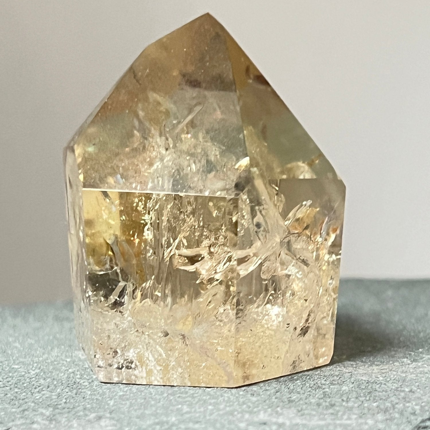 Unique Natural Citrine Point from Brazil