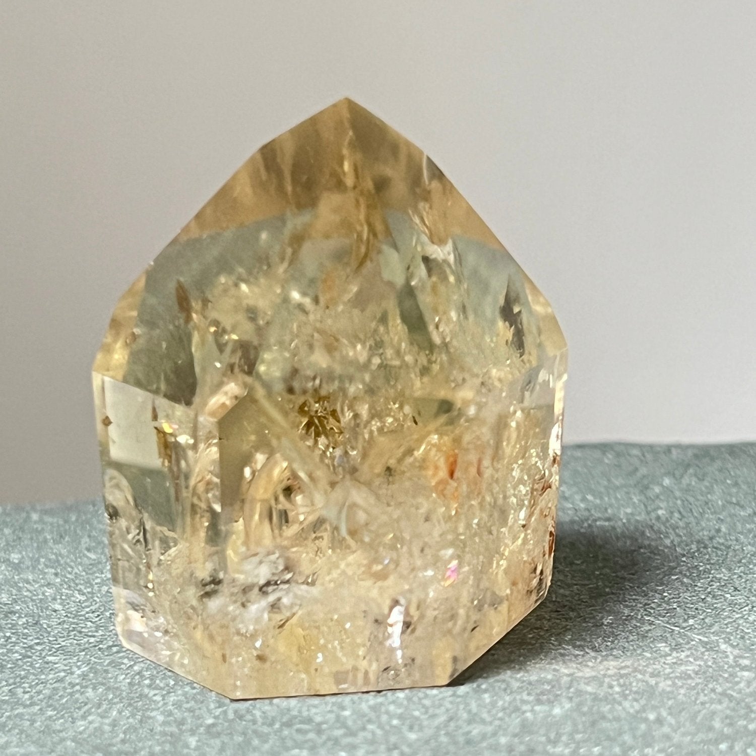 Unique Natural Citrine Point from Brazil