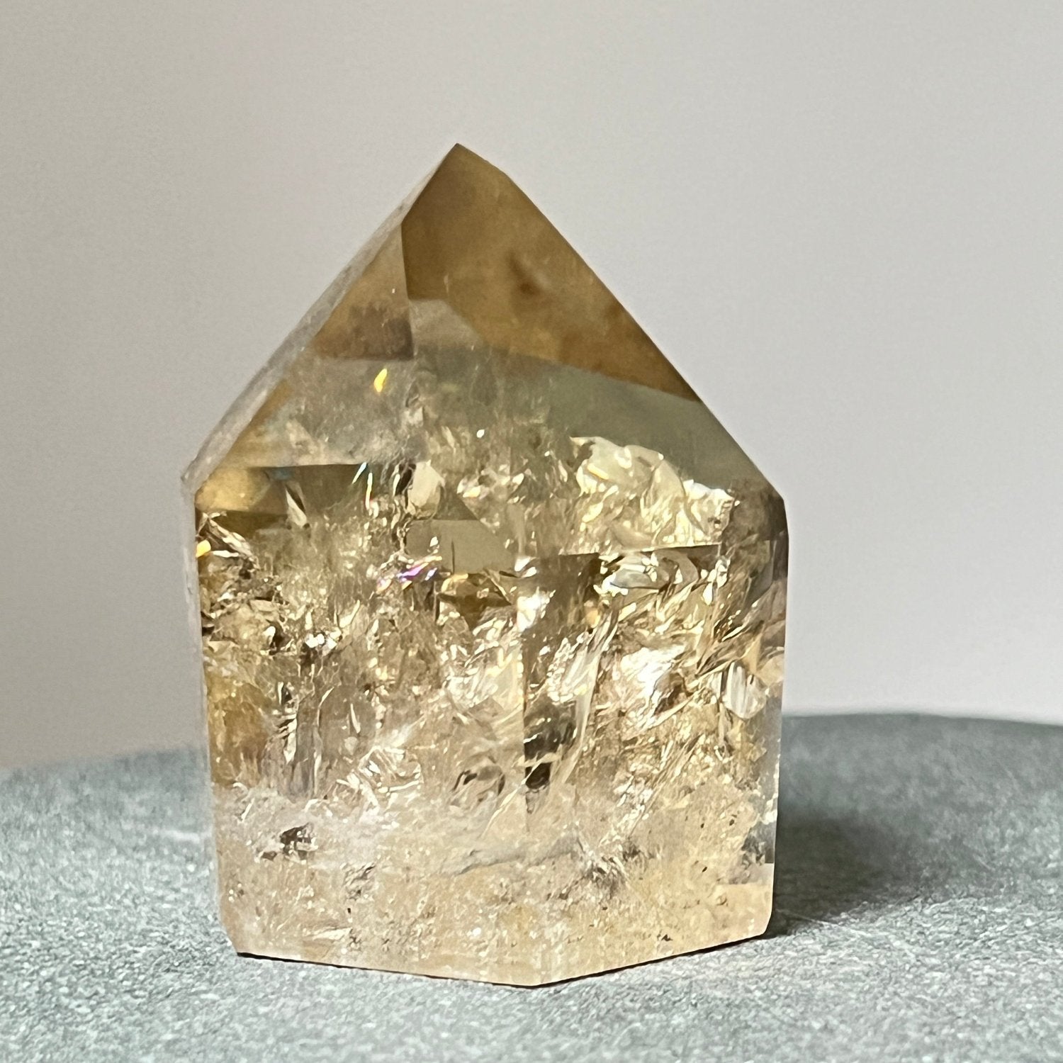 Unique Natural Citrine Point from Brazil