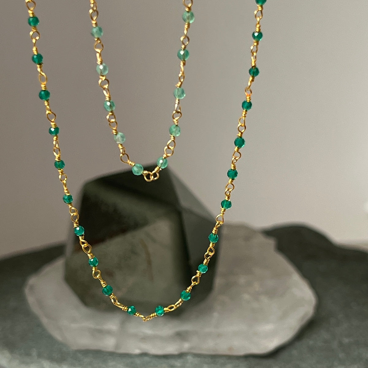 Rosary Green Onyx