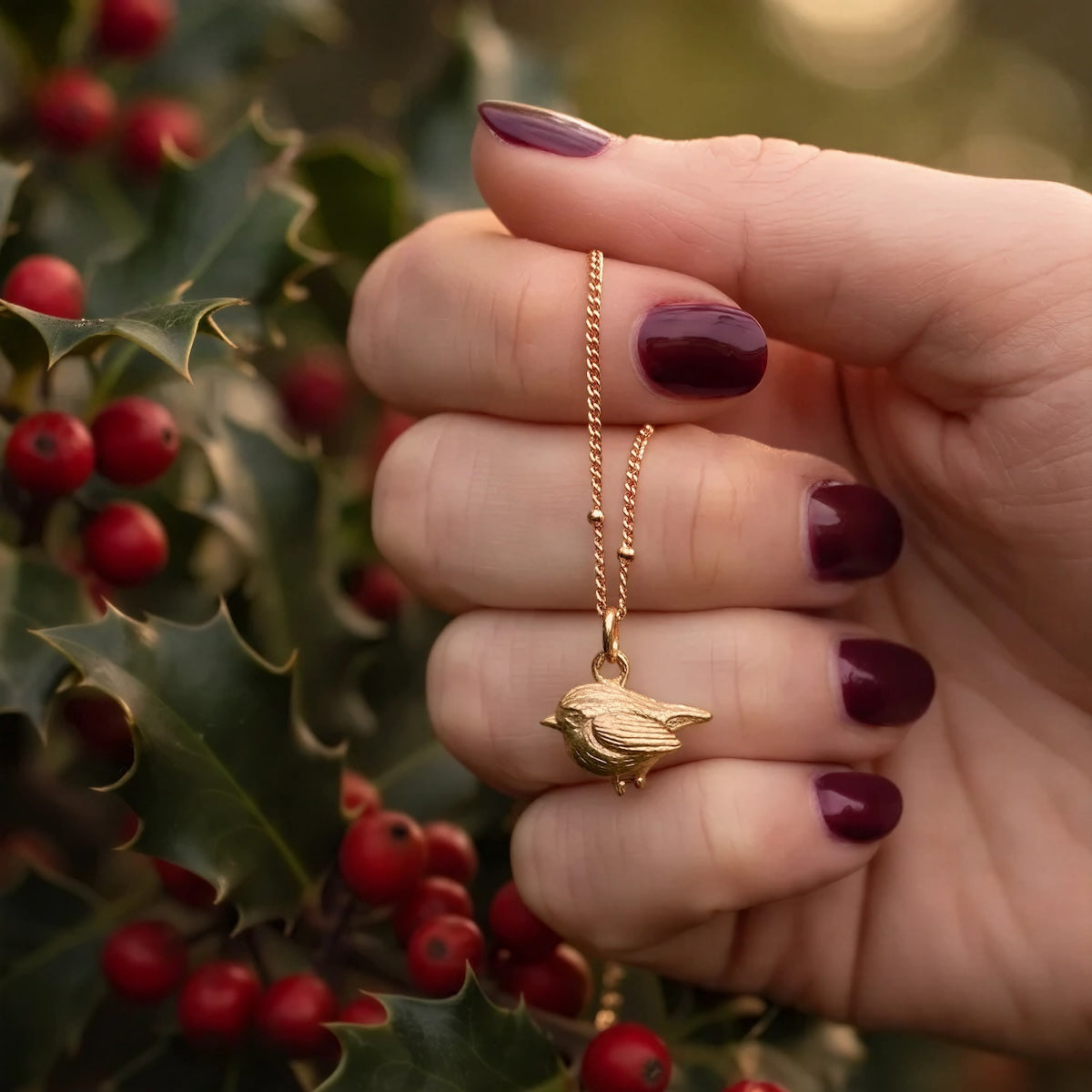 Robin Charm on Biba Chain