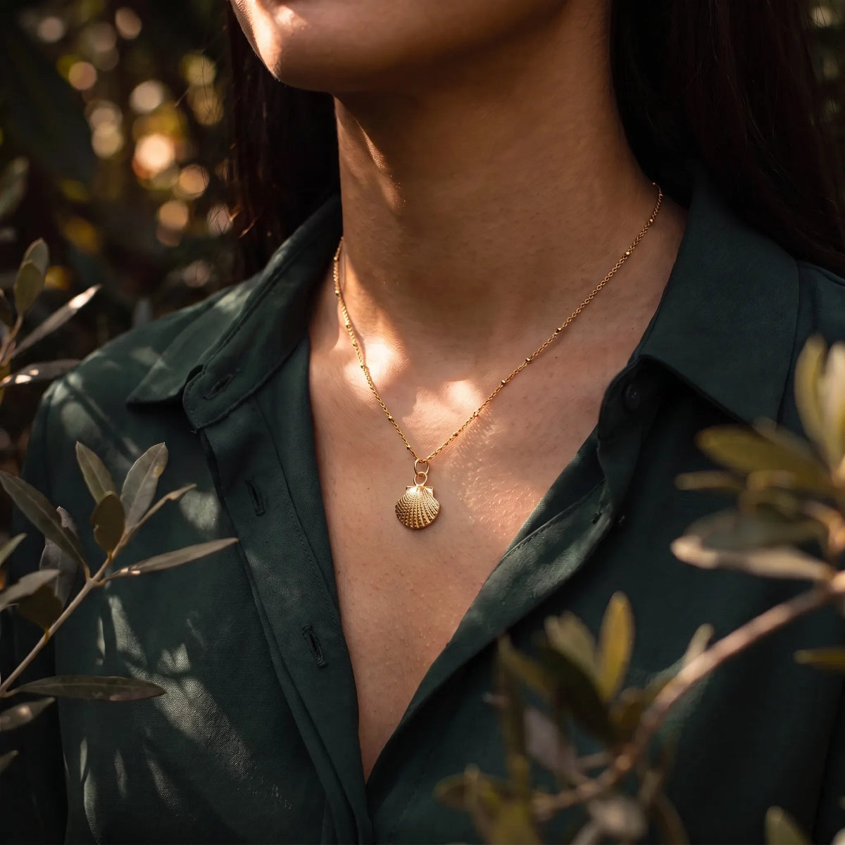 Compostella Pendant on satellite or Rosary chain