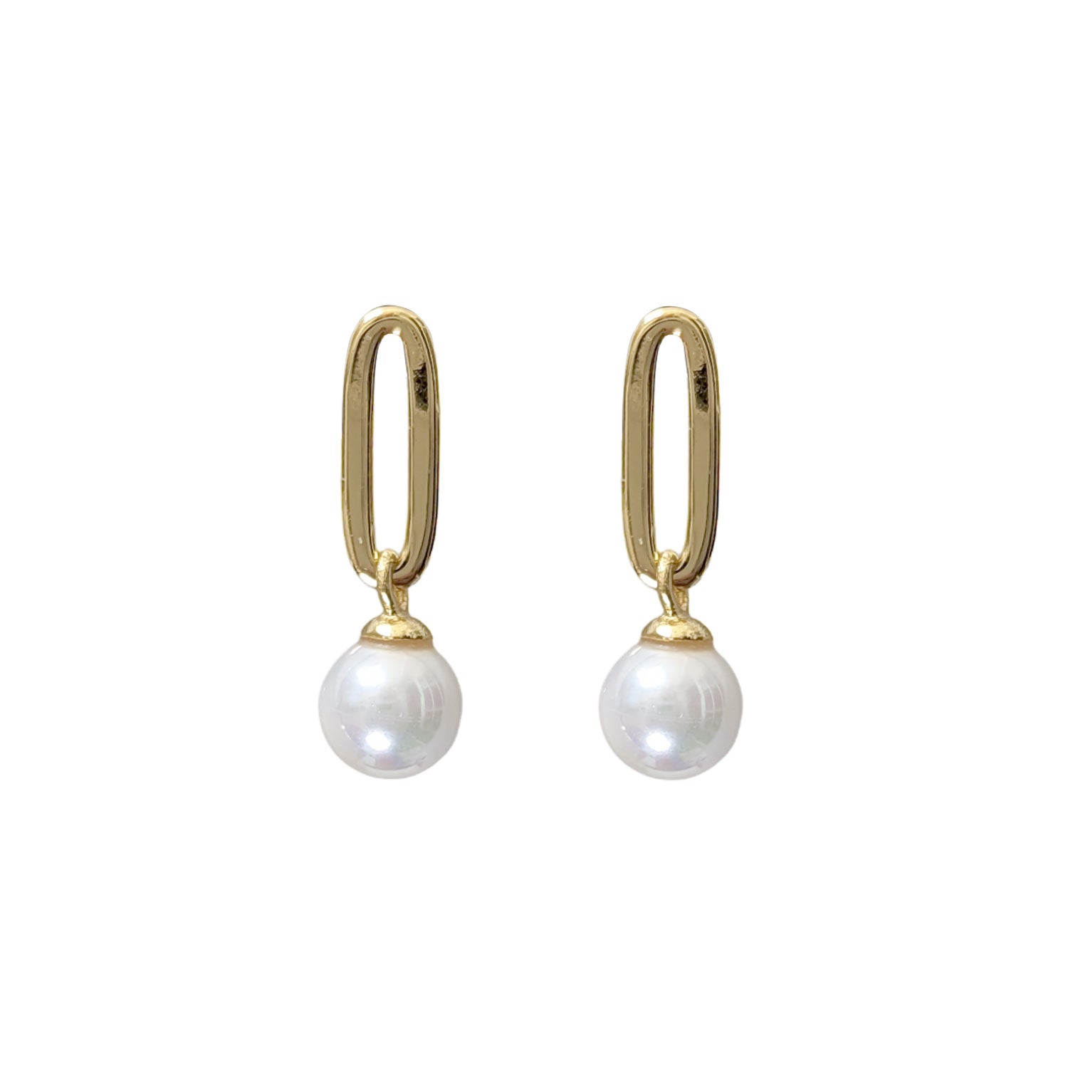 Pearl Link Earrings