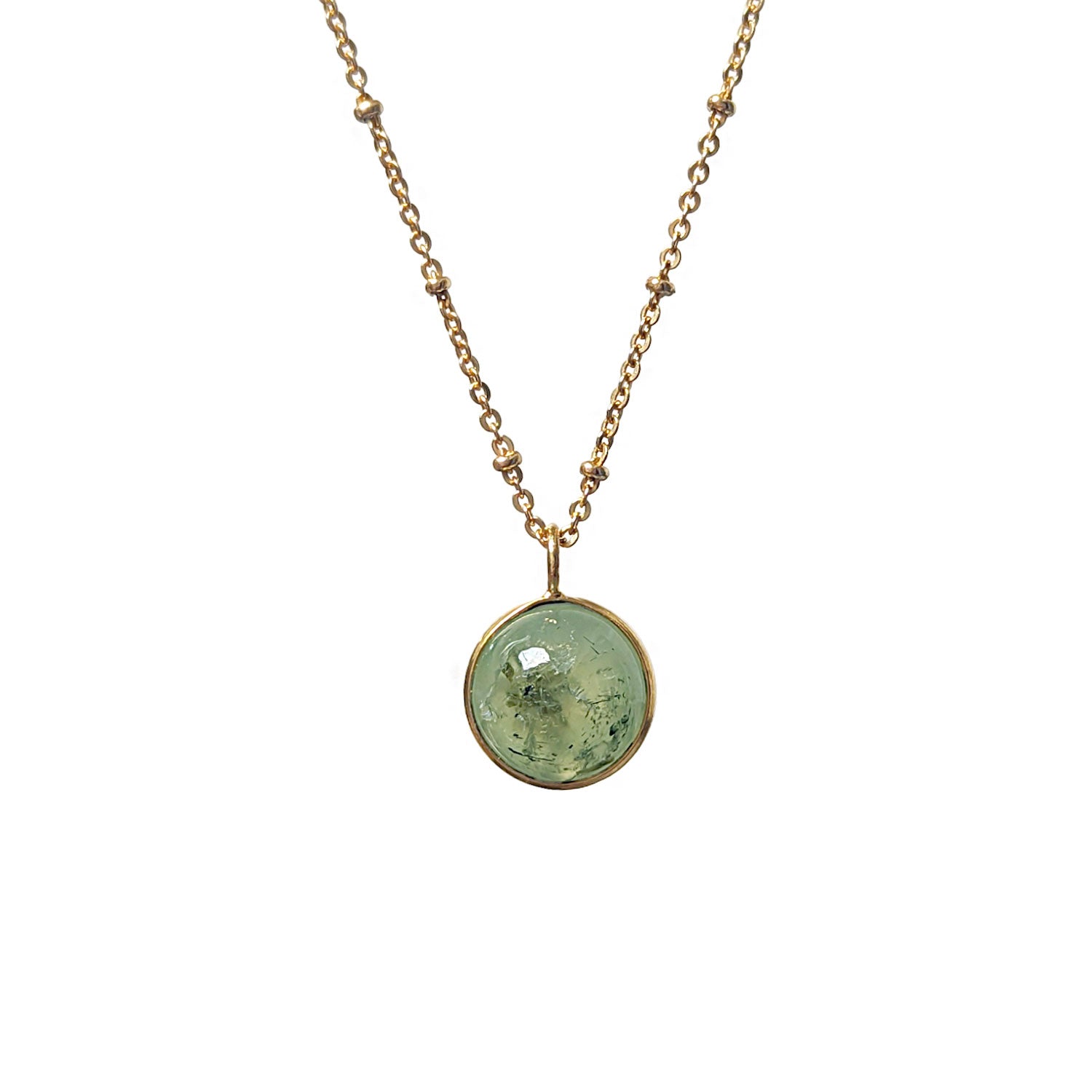 Magic Prehnite Ball on Long Satellite Chain