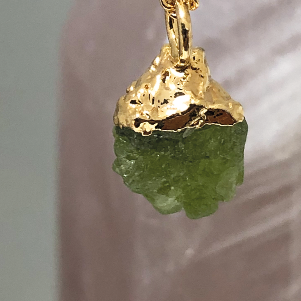 Raw Mineral Pendant