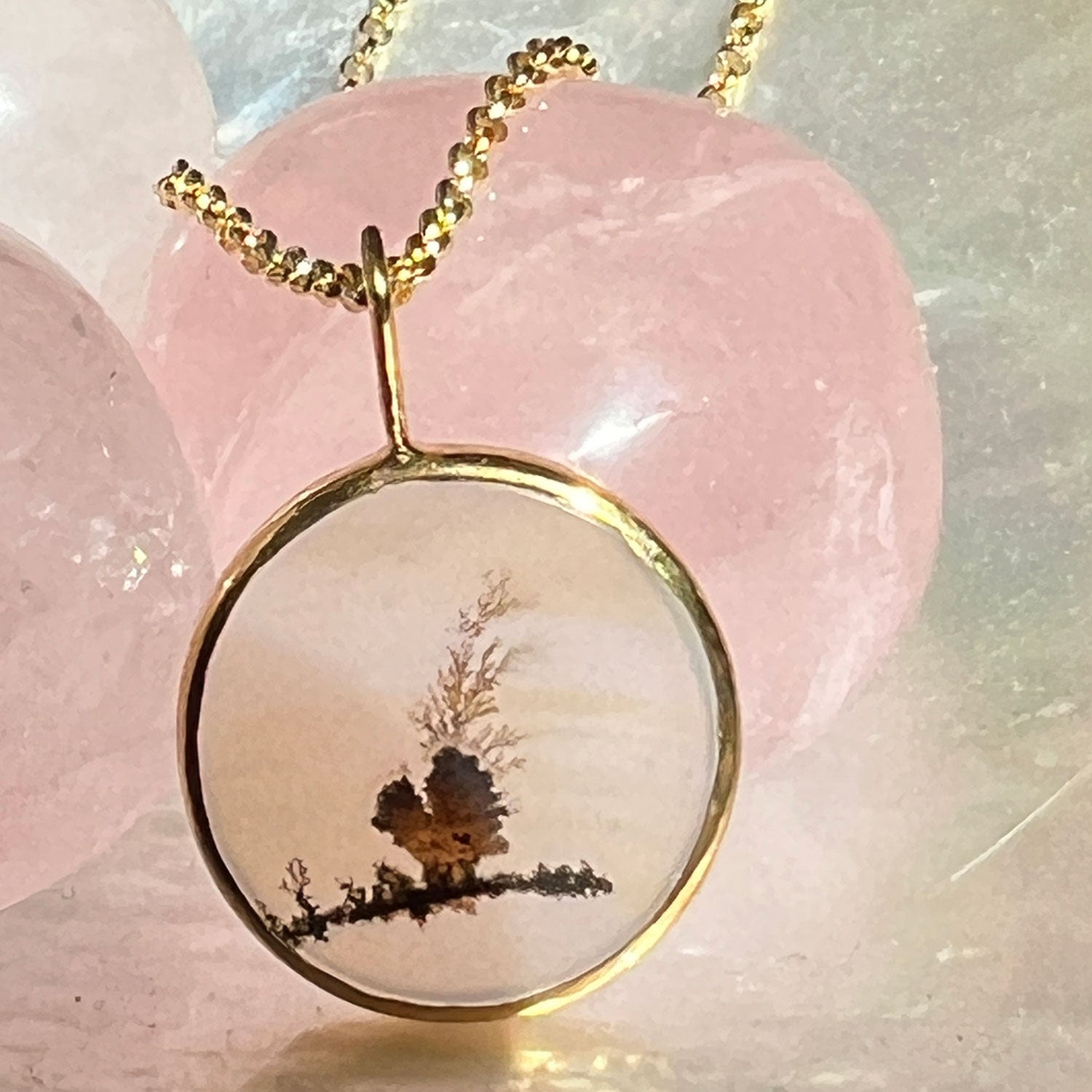 Unique Dendritic Agate Pendant