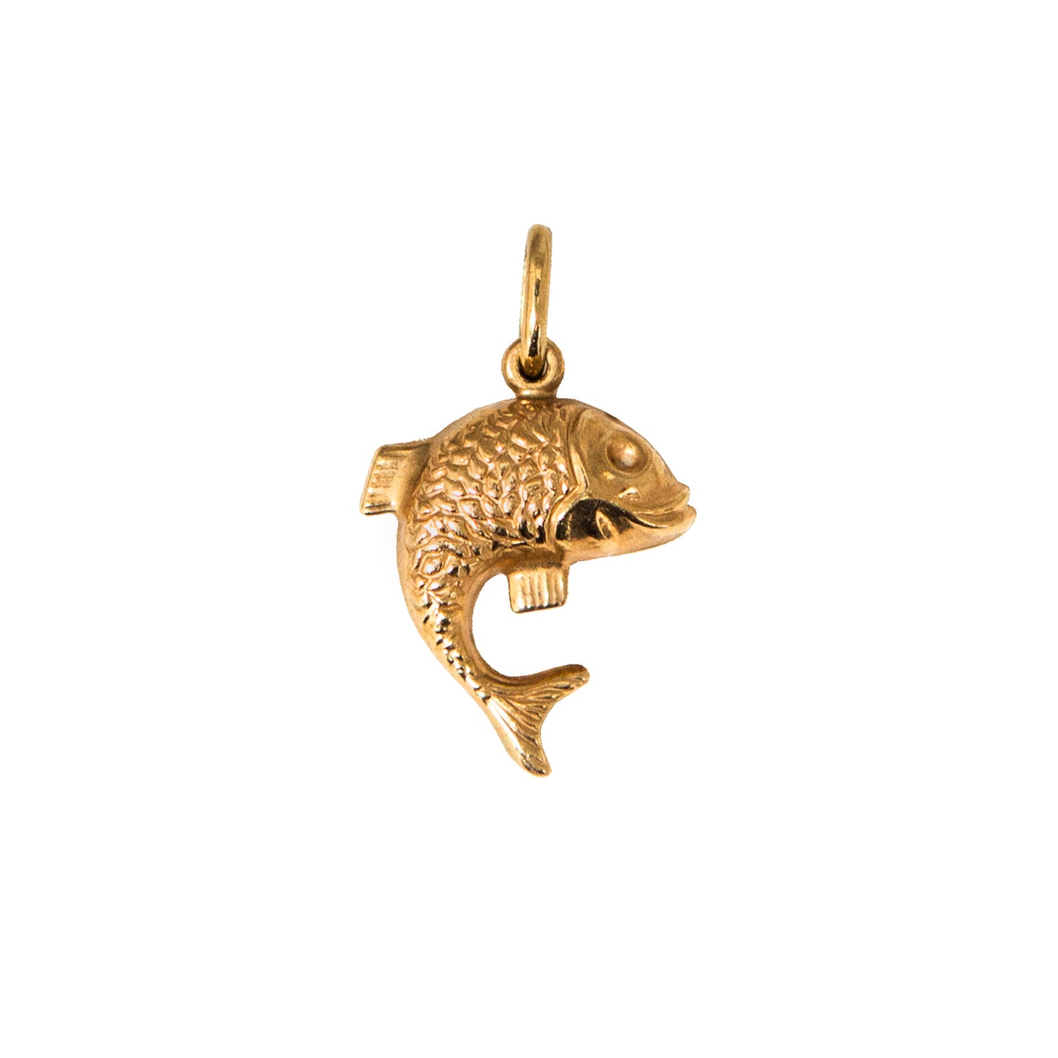 Vintage Gold fish pendant 9ct gold