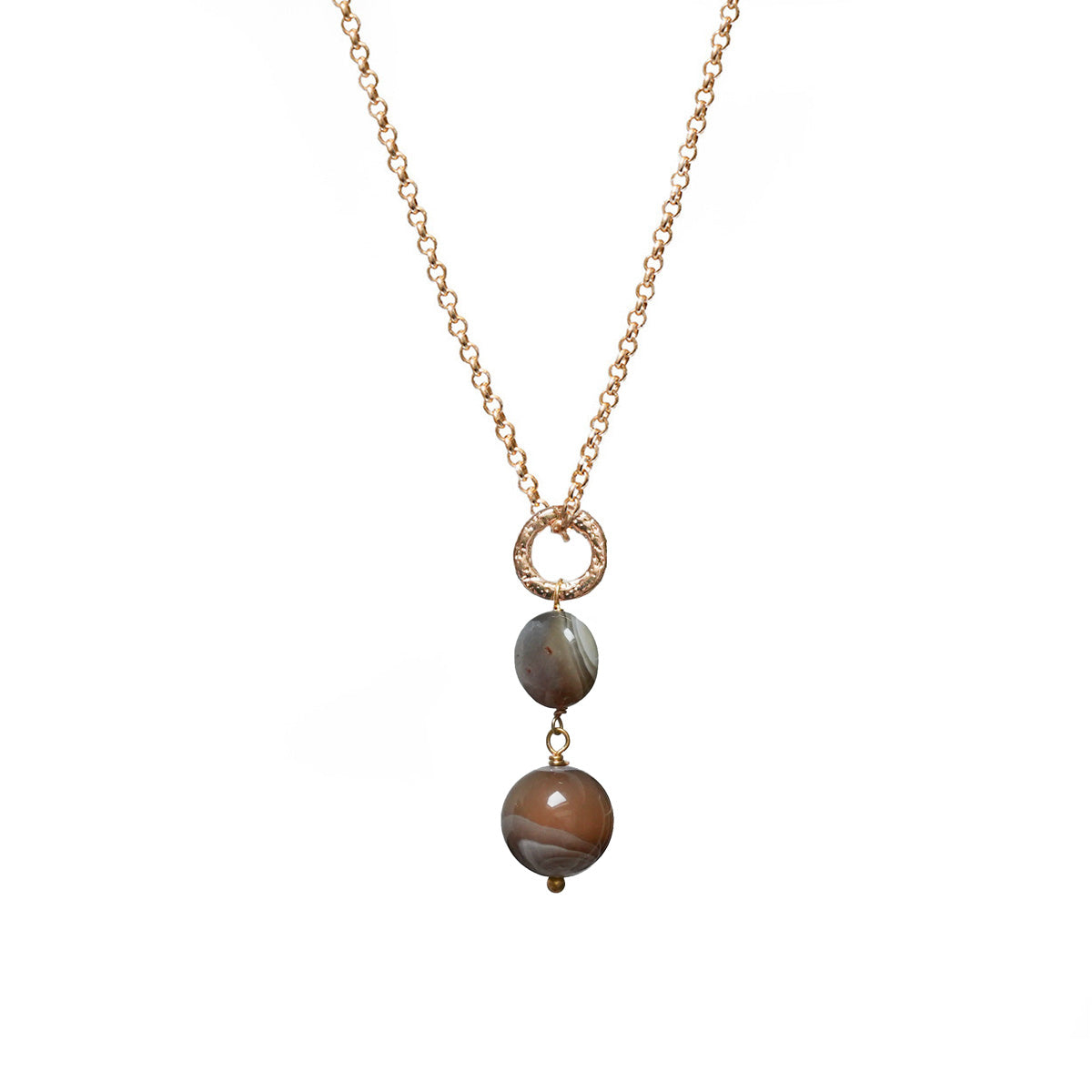Botswana Agate Pendant Limited Edition