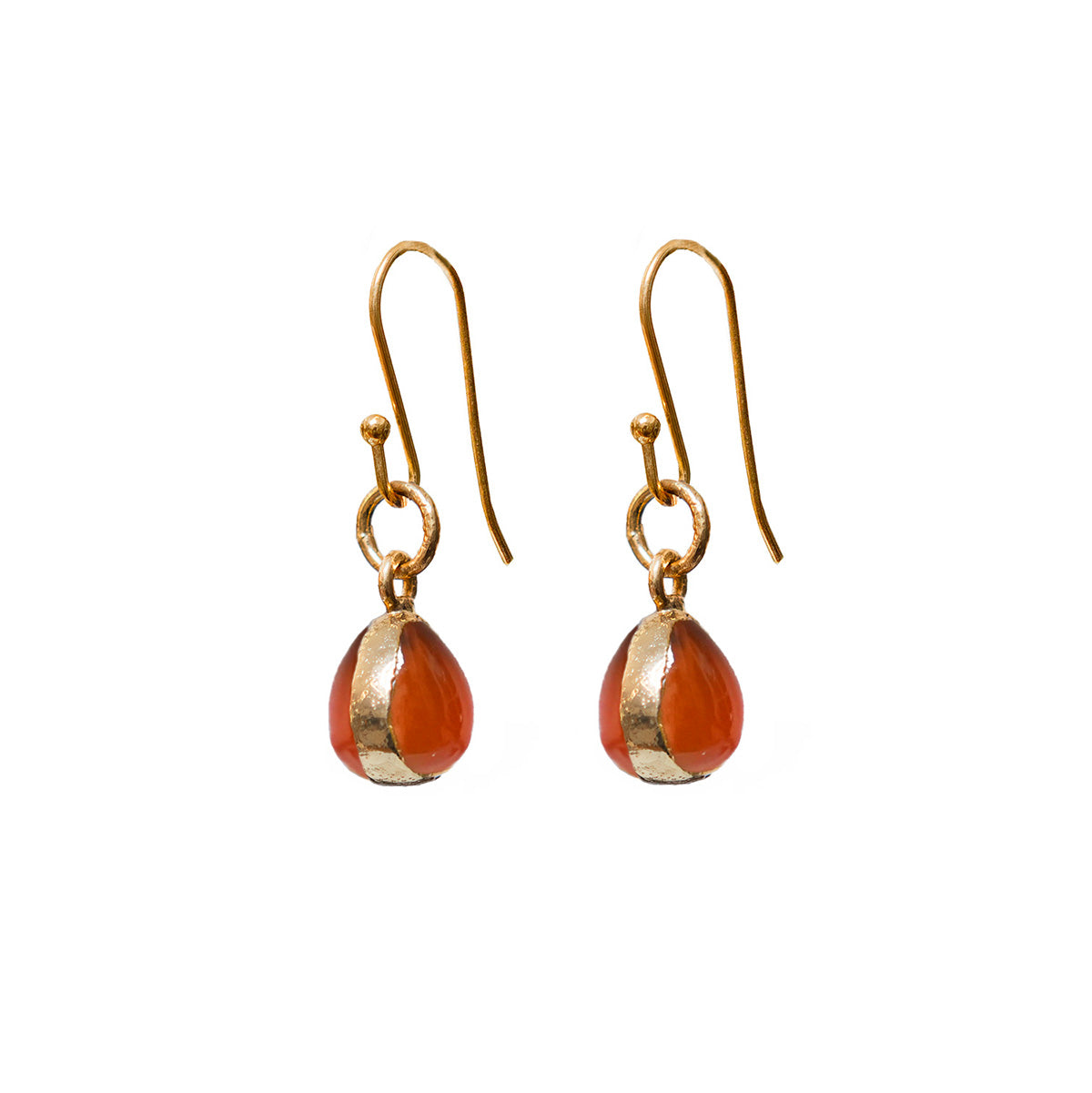 Iggy Carnelian Hook Earrings