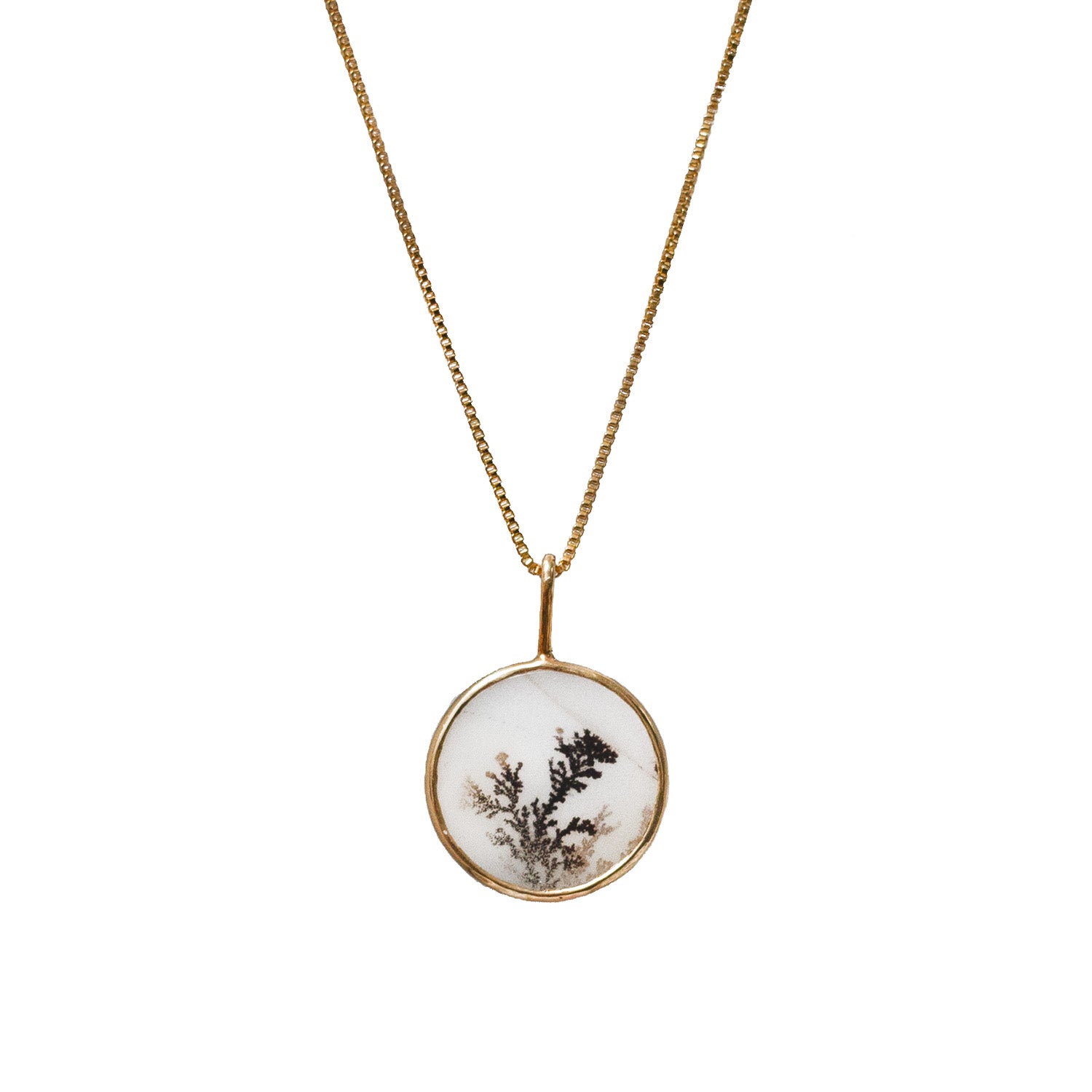 Unique Dendritic Agate Pendant