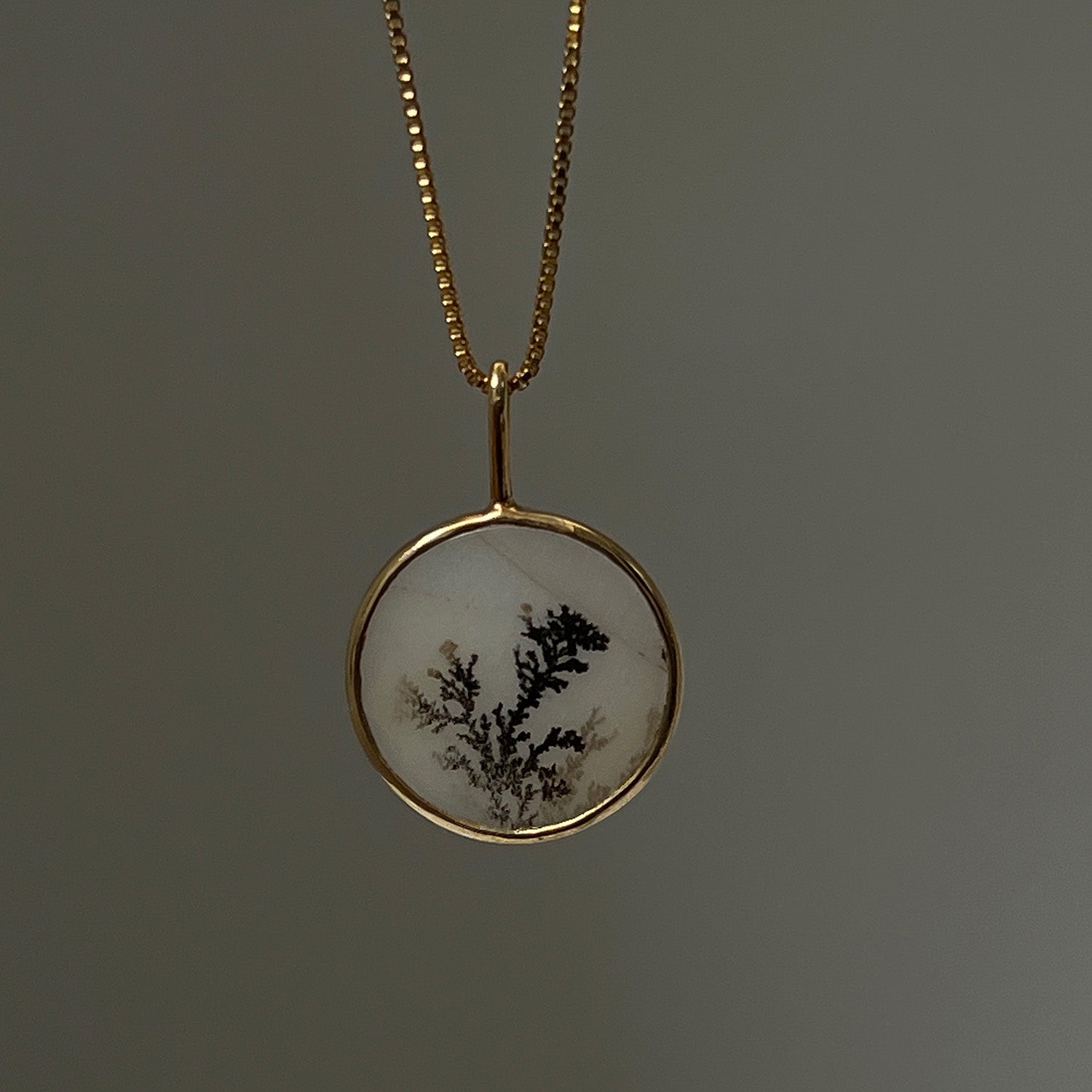 Unique Dendritic Agate Pendant