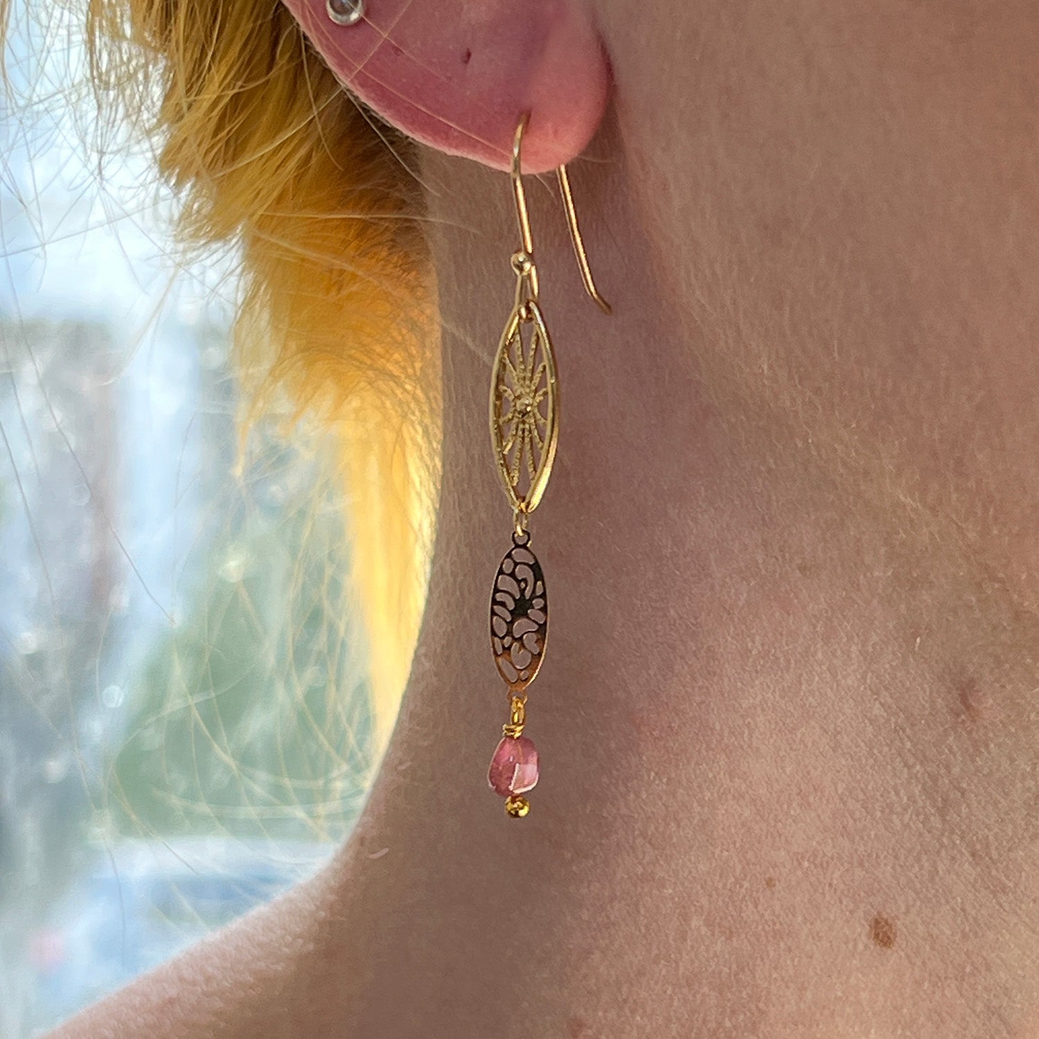 Sunshine Earrings With Tourmaline