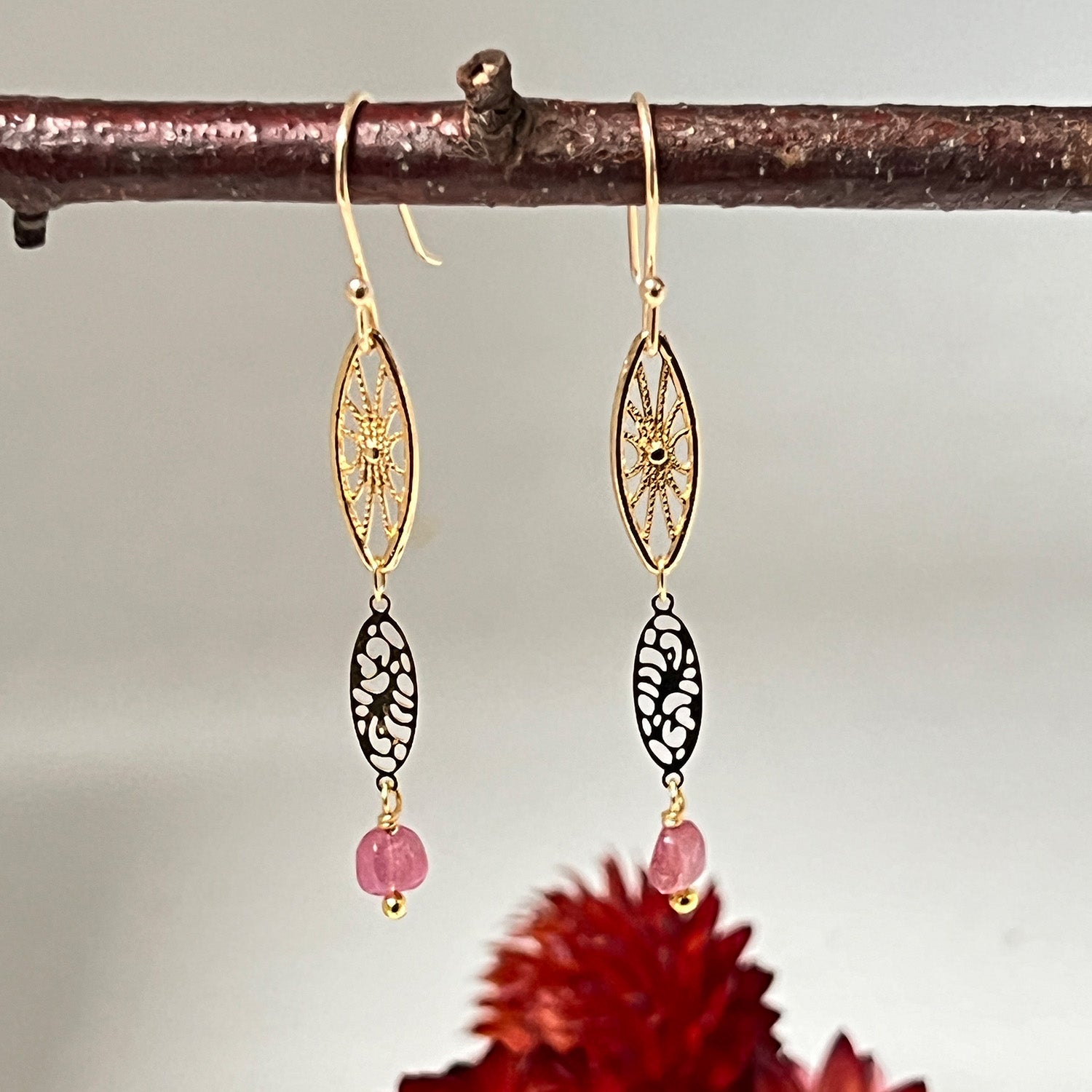 Sunshine Earrings With Tourmaline