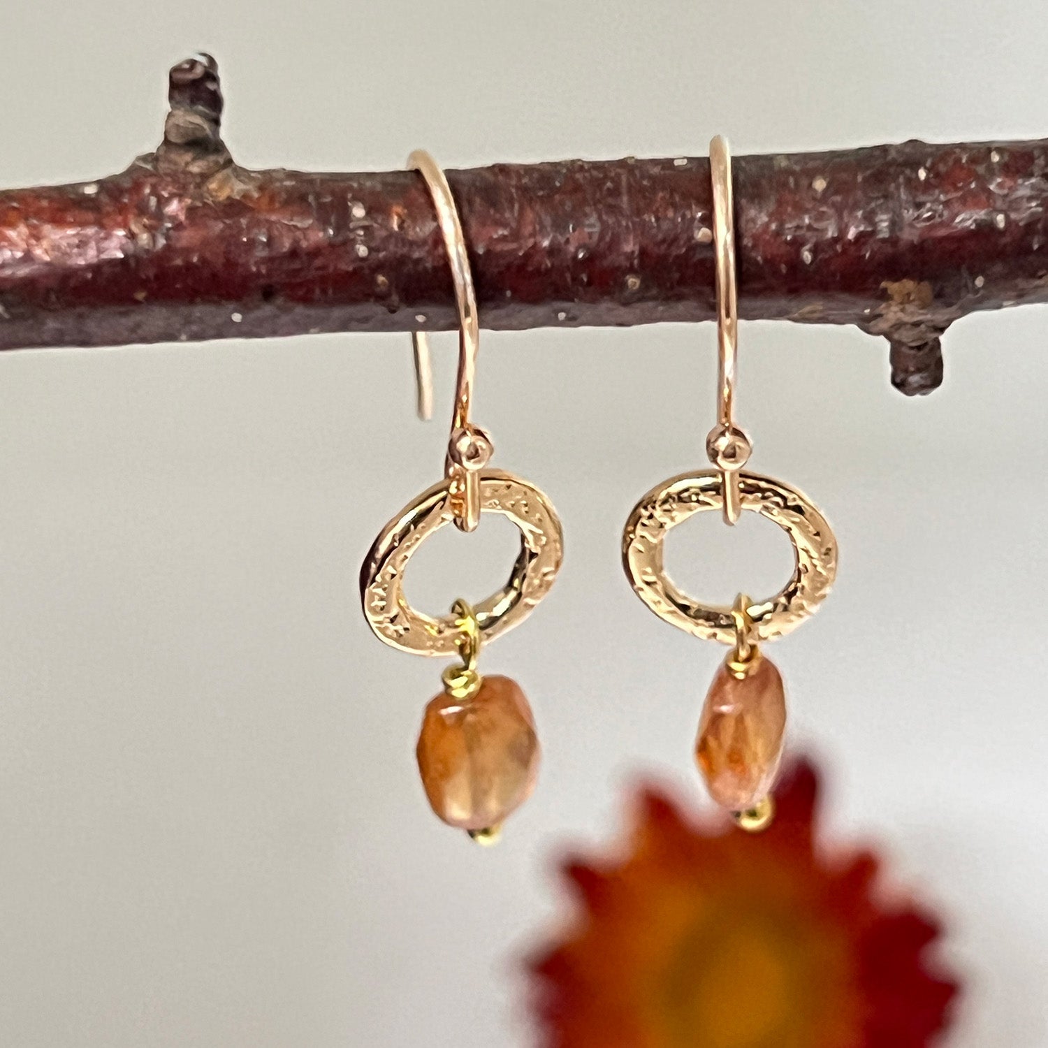 Gita Earrings Citrine